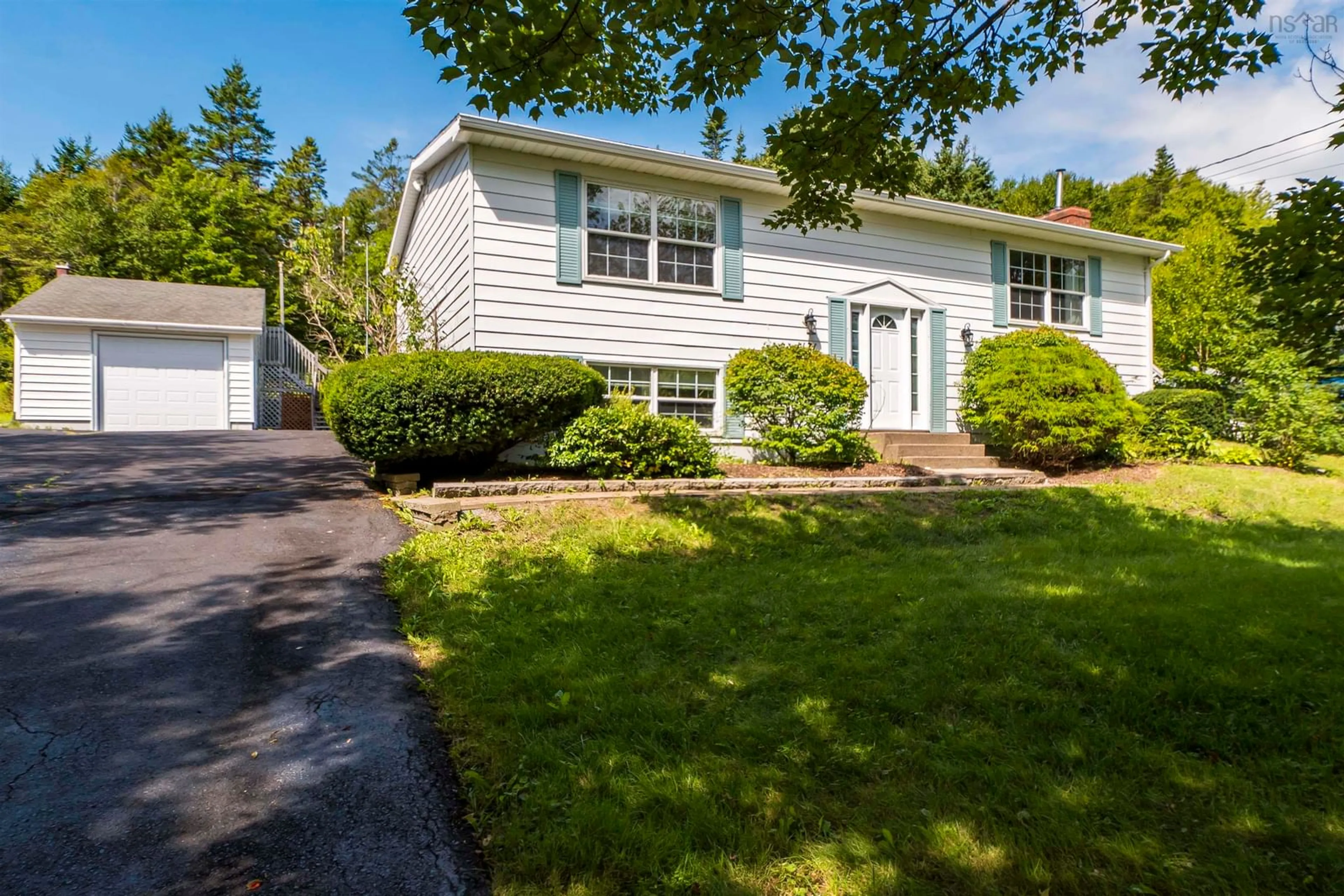 Home with vinyl exterior material, street for 1171 Old Sambro Rd, Harrietsfield Nova Scotia B3V 1B2