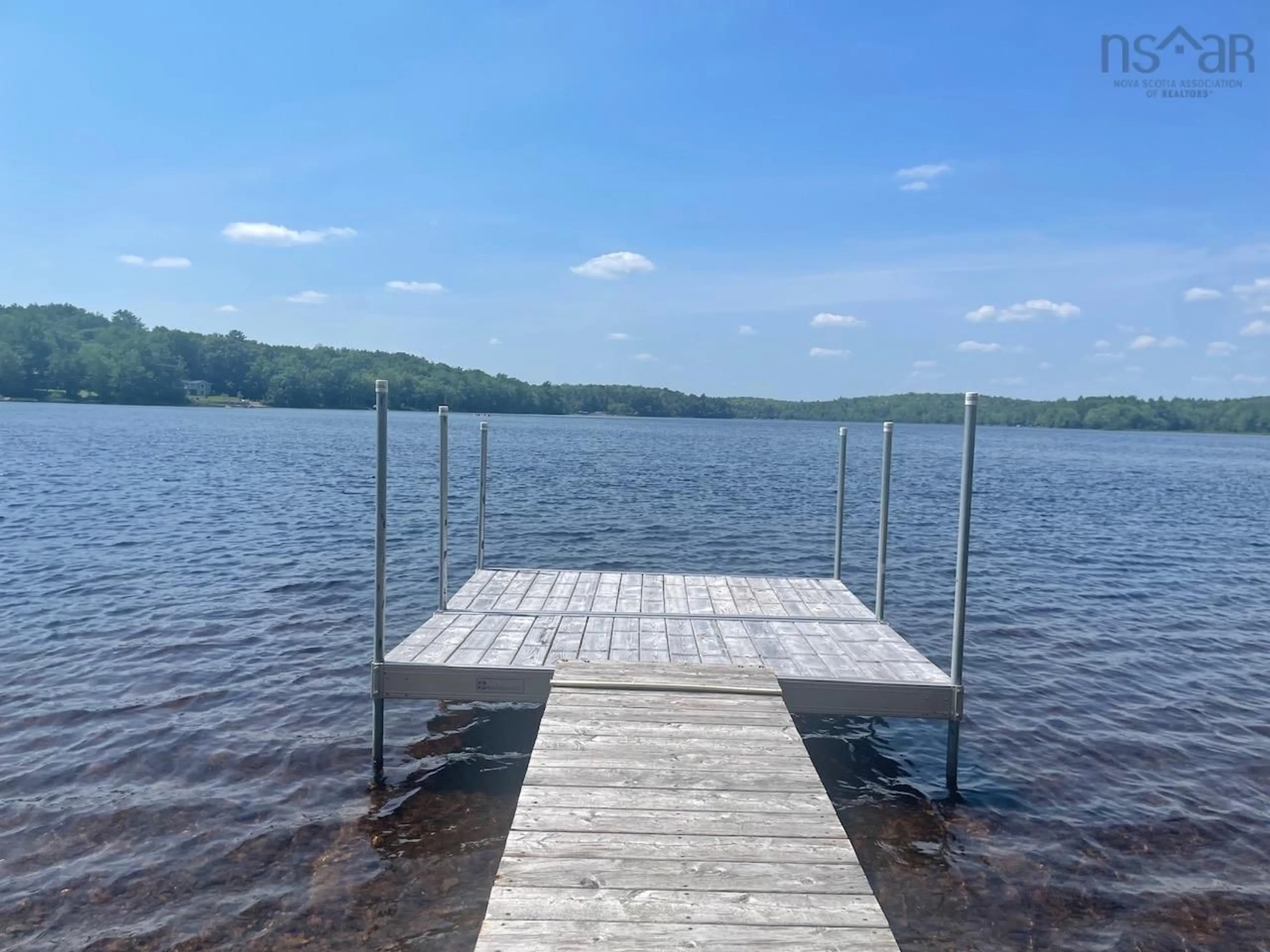 Patio, water/lake/river/ocean view for 29 Lakeside Rd, Molega Lake Nova Scotia B4V 8T3