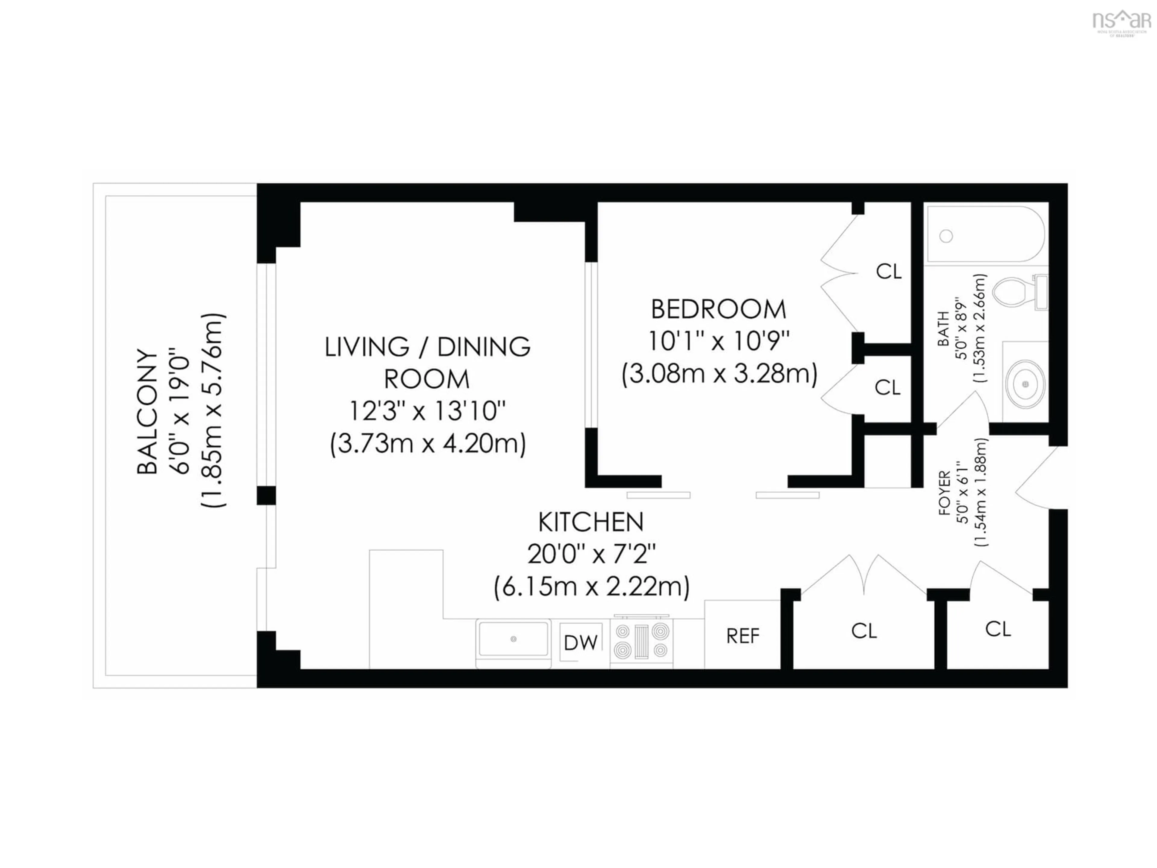 Floor plan for 60 Walter Havill Dr #813, Halifax Nova Scotia B3N 0A9