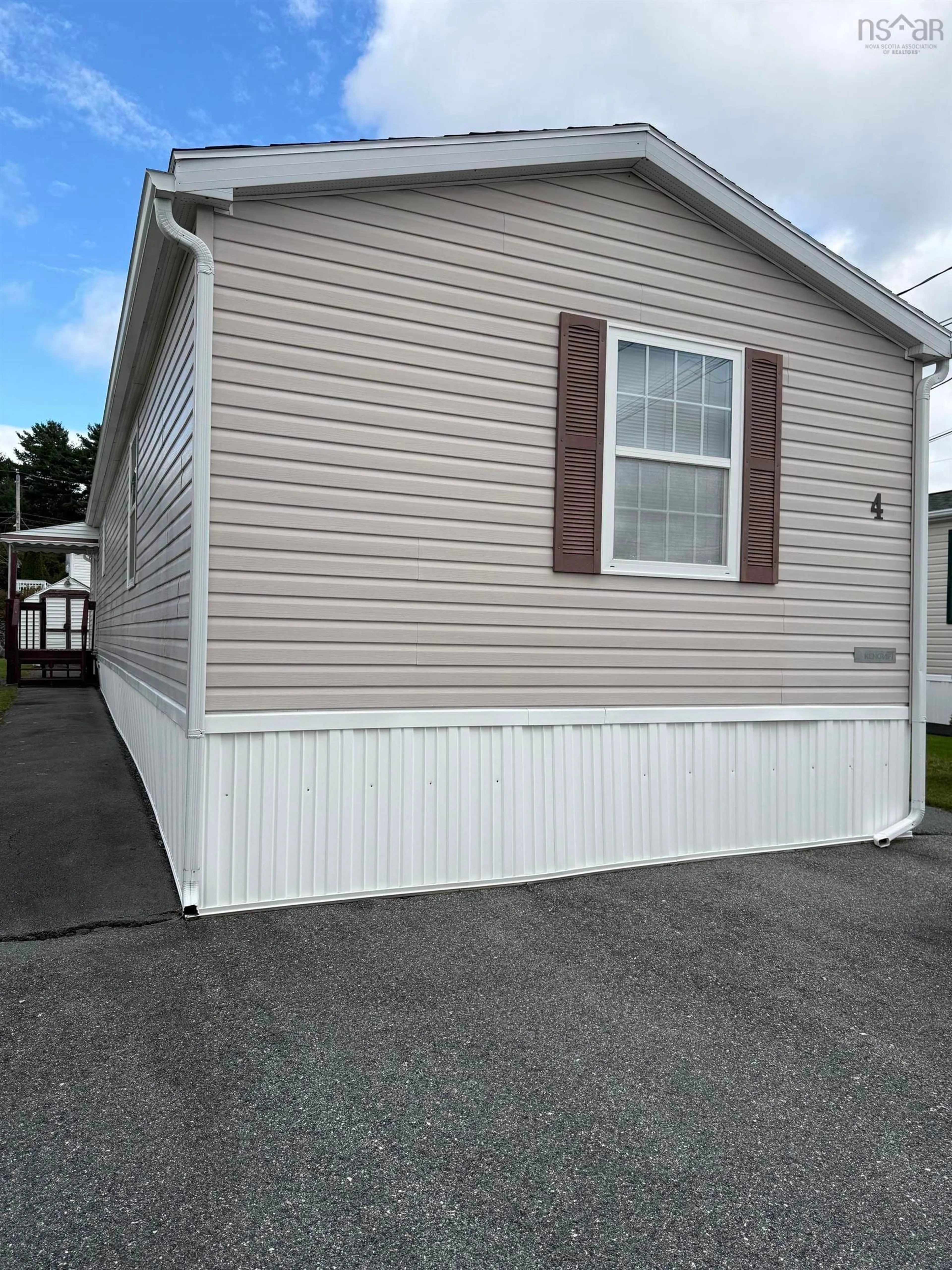 Home with vinyl exterior material, street for 4 Belmont Dr, Bridgewater Nova Scotia B4V 4E5