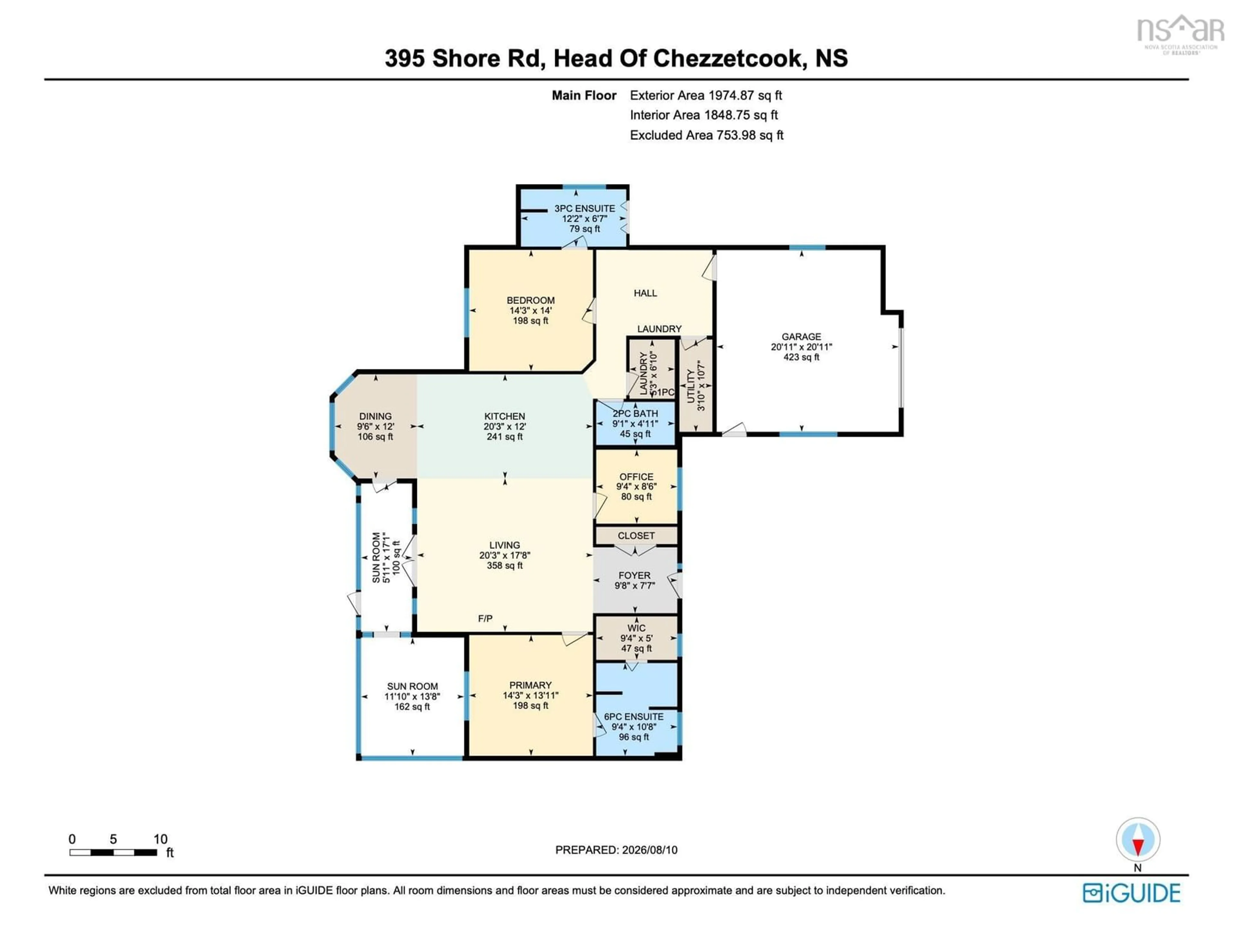 Floor plan for 395 Shore Rd, West Chezzetcook Nova Scotia B0J 2L0