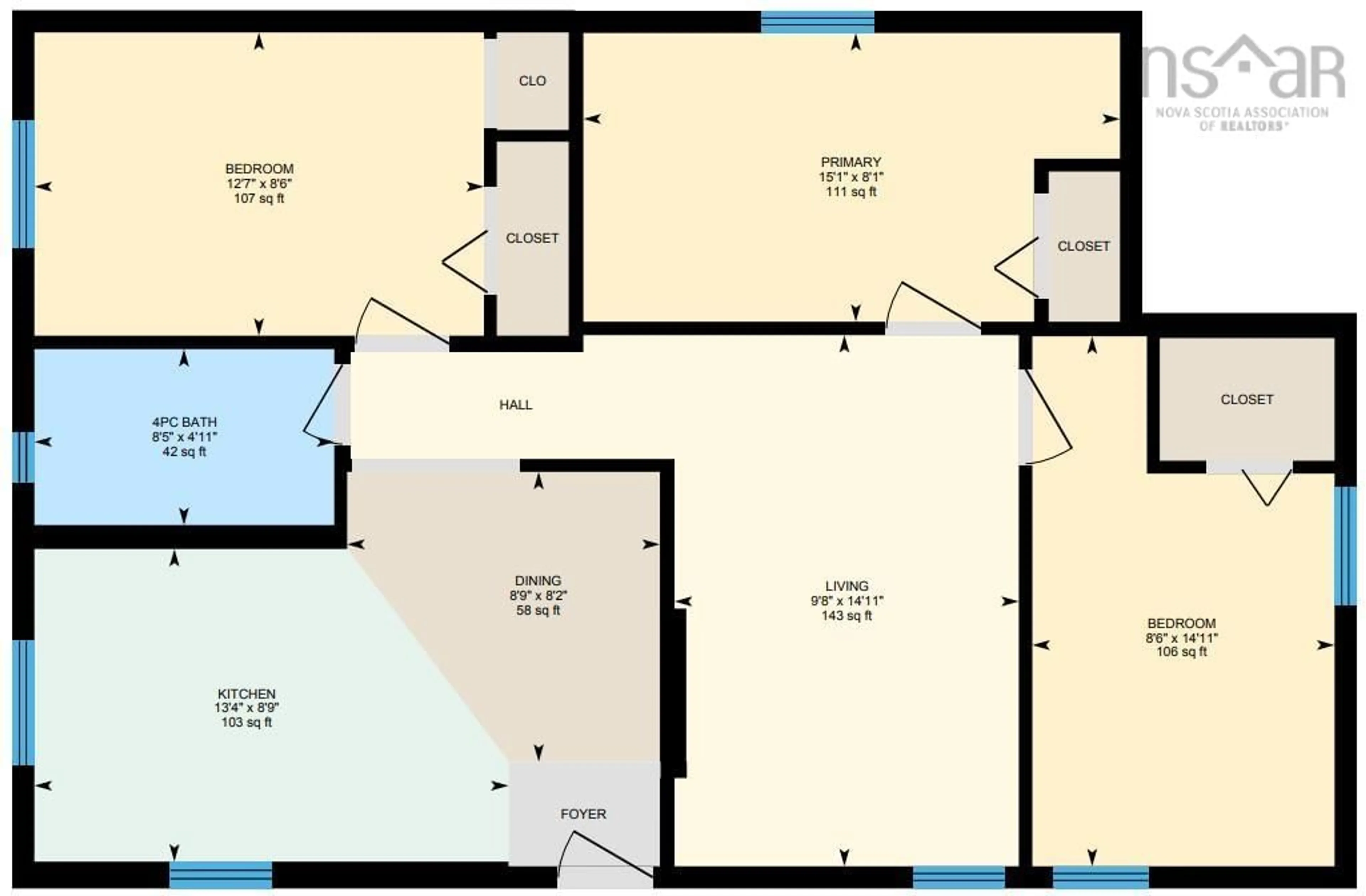 Floor plan for 12 Frederick Ave, Halifax Nova Scotia B3N 2K4