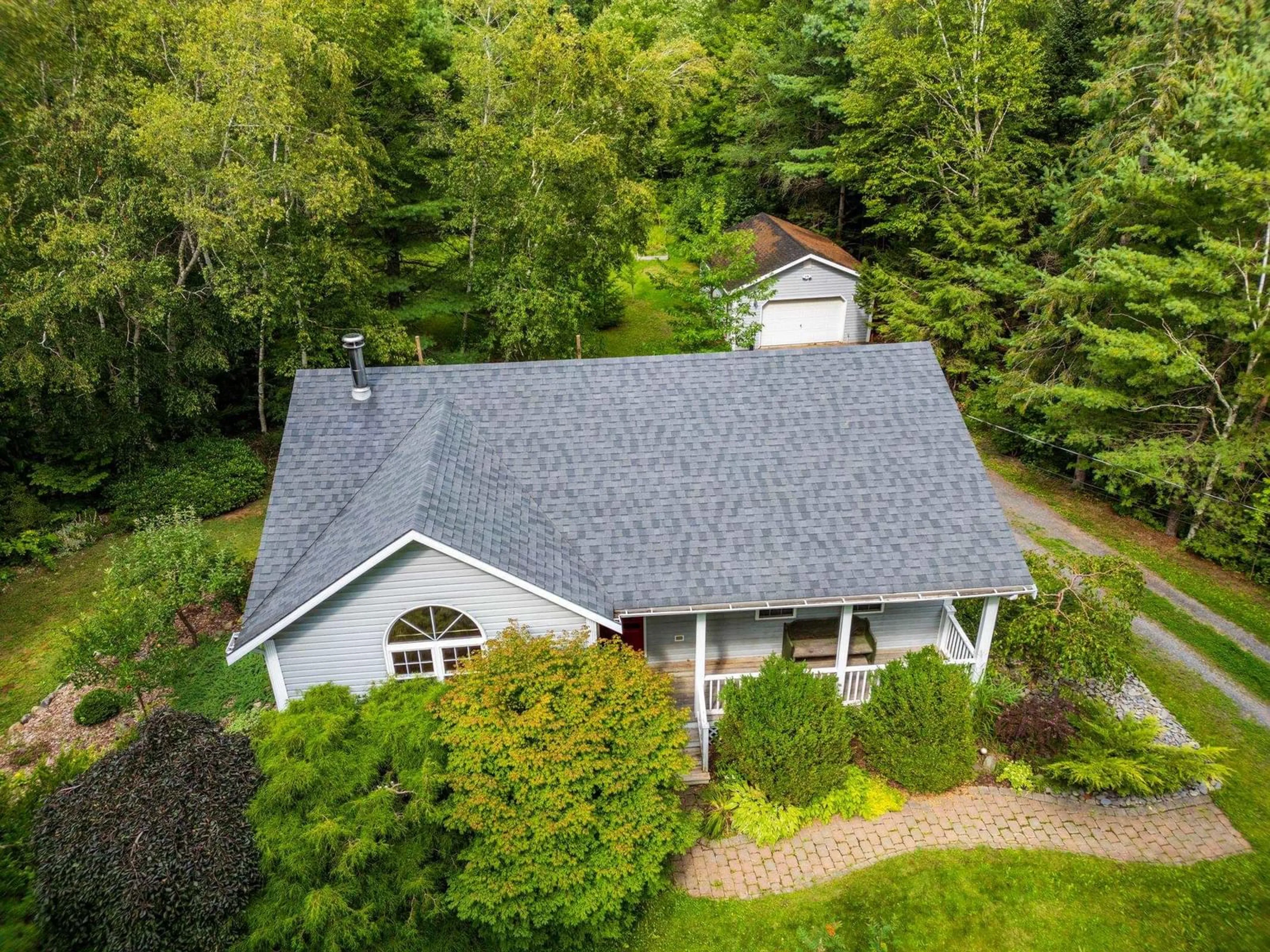 A pic from outside/outdoor area/front of a property/back of a property/a pic from drone, unknown for 75 Lawrence Rd, Windermere Nova Scotia B0P 1E0