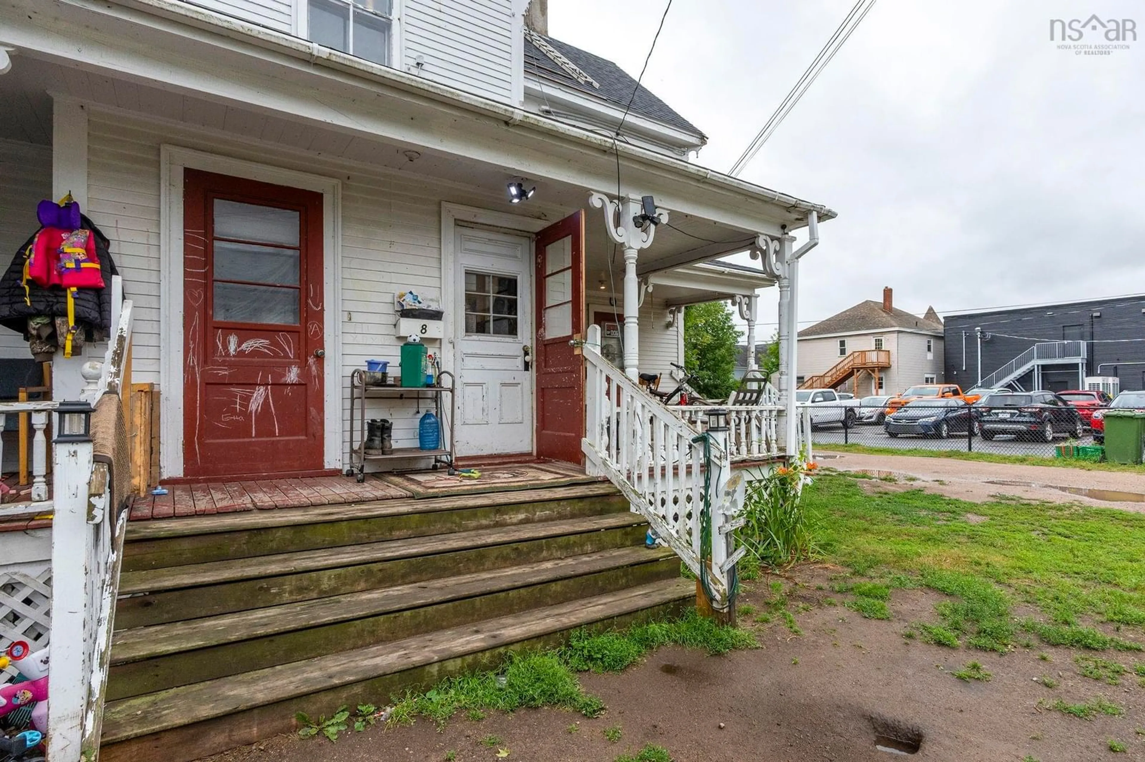 Patio, street for 6-10 George St, Middleton Nova Scotia B0S 1P0