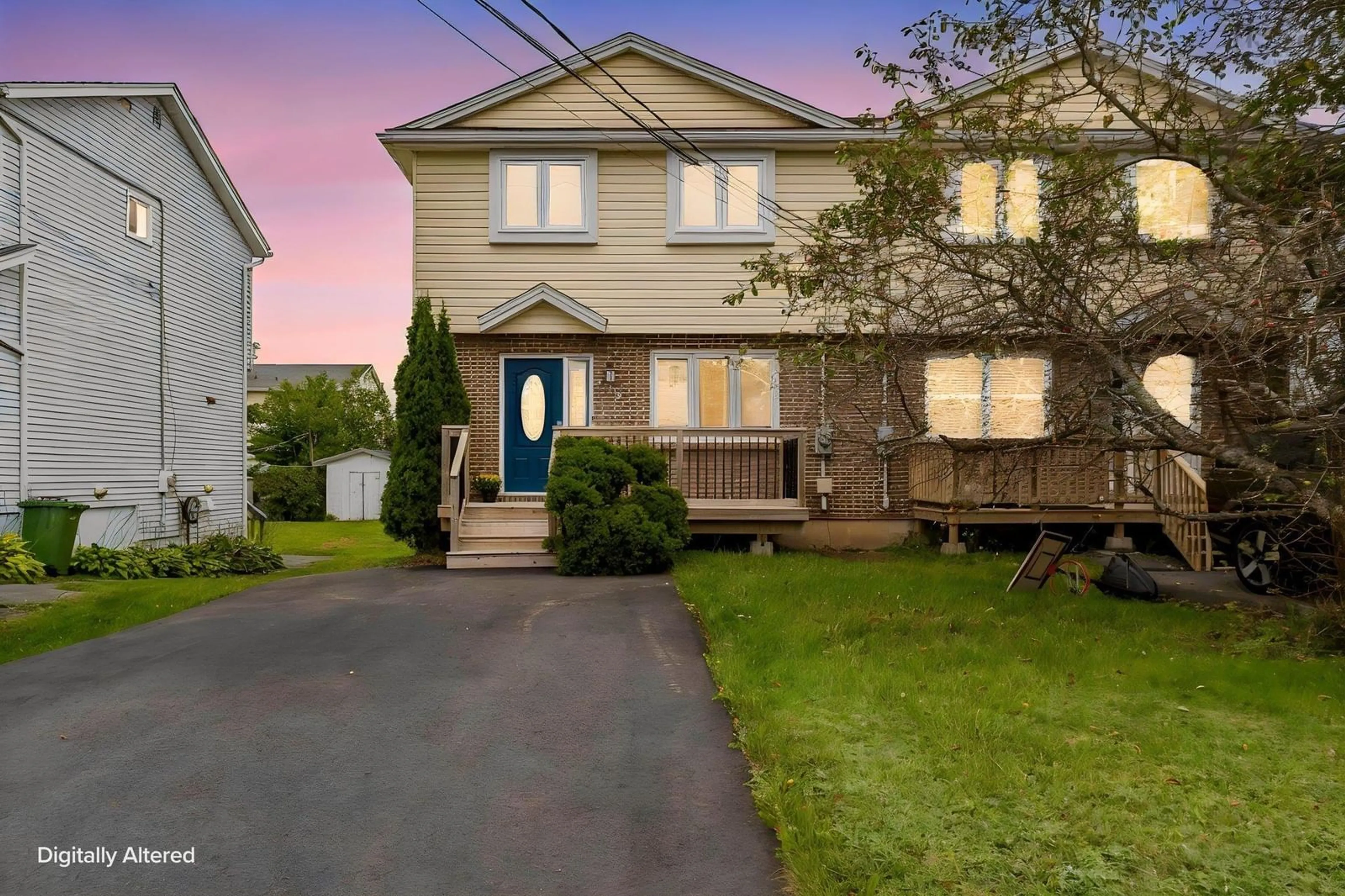 Home with vinyl exterior material, street for 238 Greenwood Ave, Timberlea Nova Scotia B3T 1H8