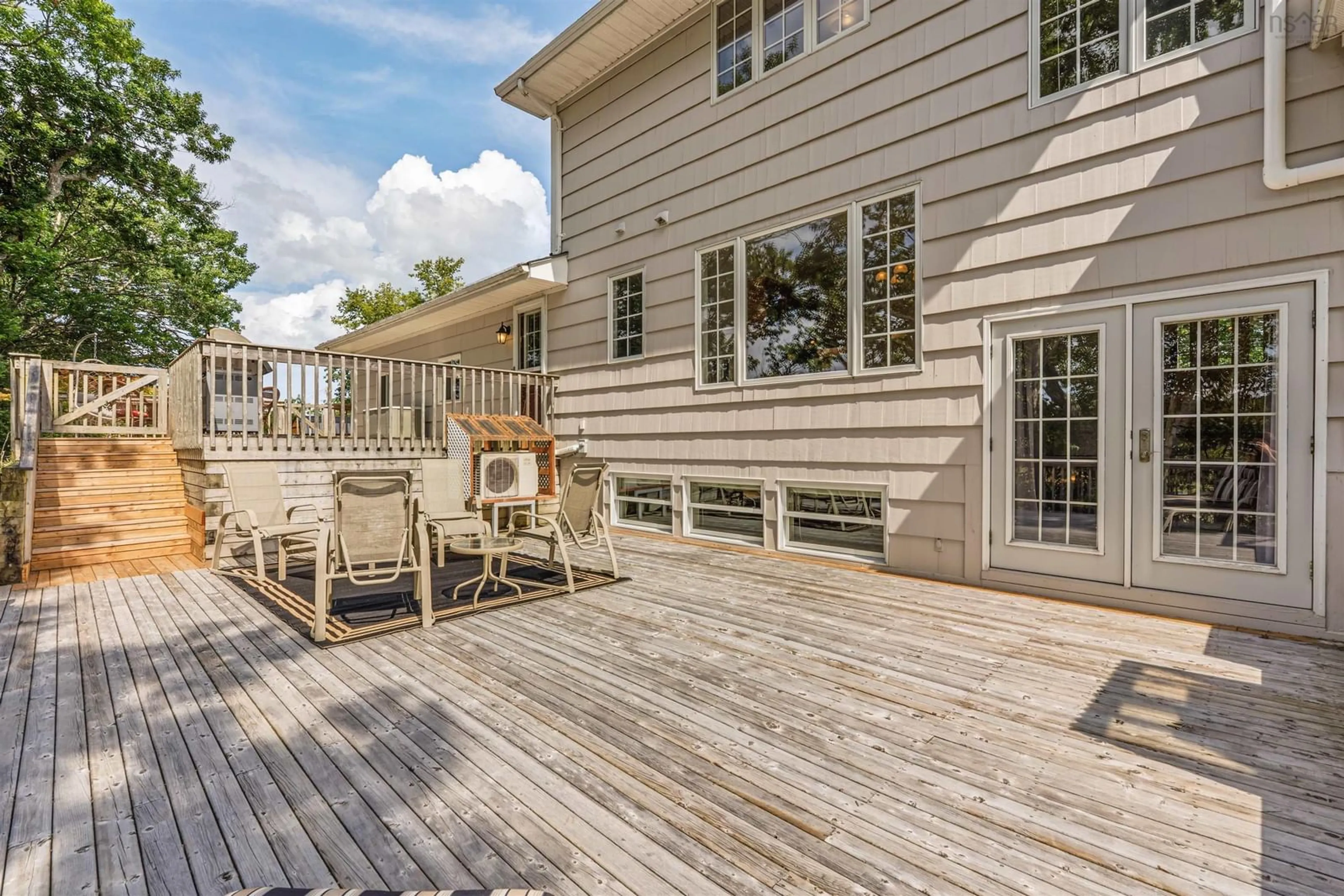 Patio, water/lake/river/ocean view for 48 Schurman Rd, Mount Denson Nova Scotia B0P 1P0