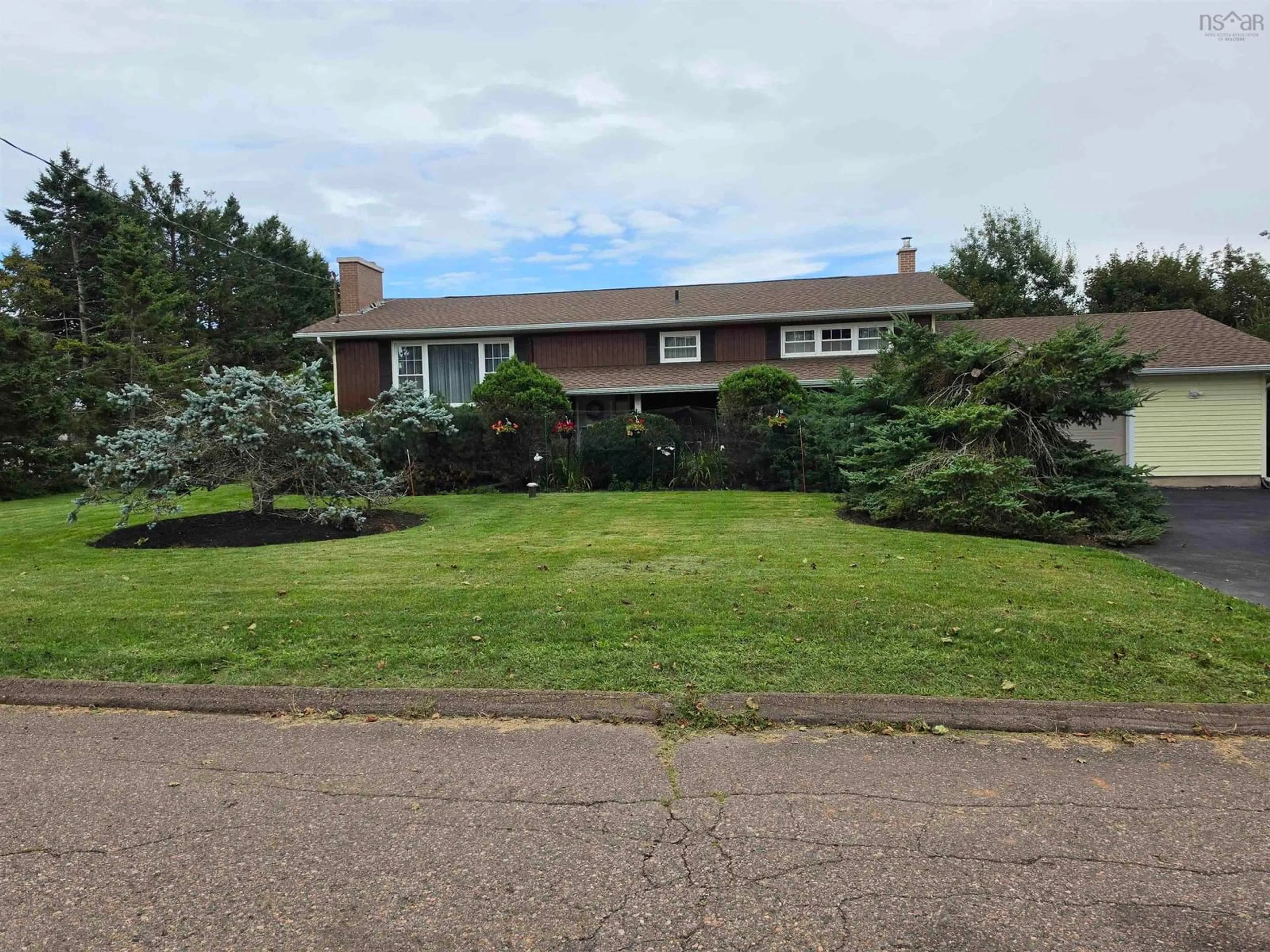 A pic from outside/outdoor area/front of a property/back of a property/a pic from drone, street for 24 Brite Ave, Bible Hill Nova Scotia B2N 5R6