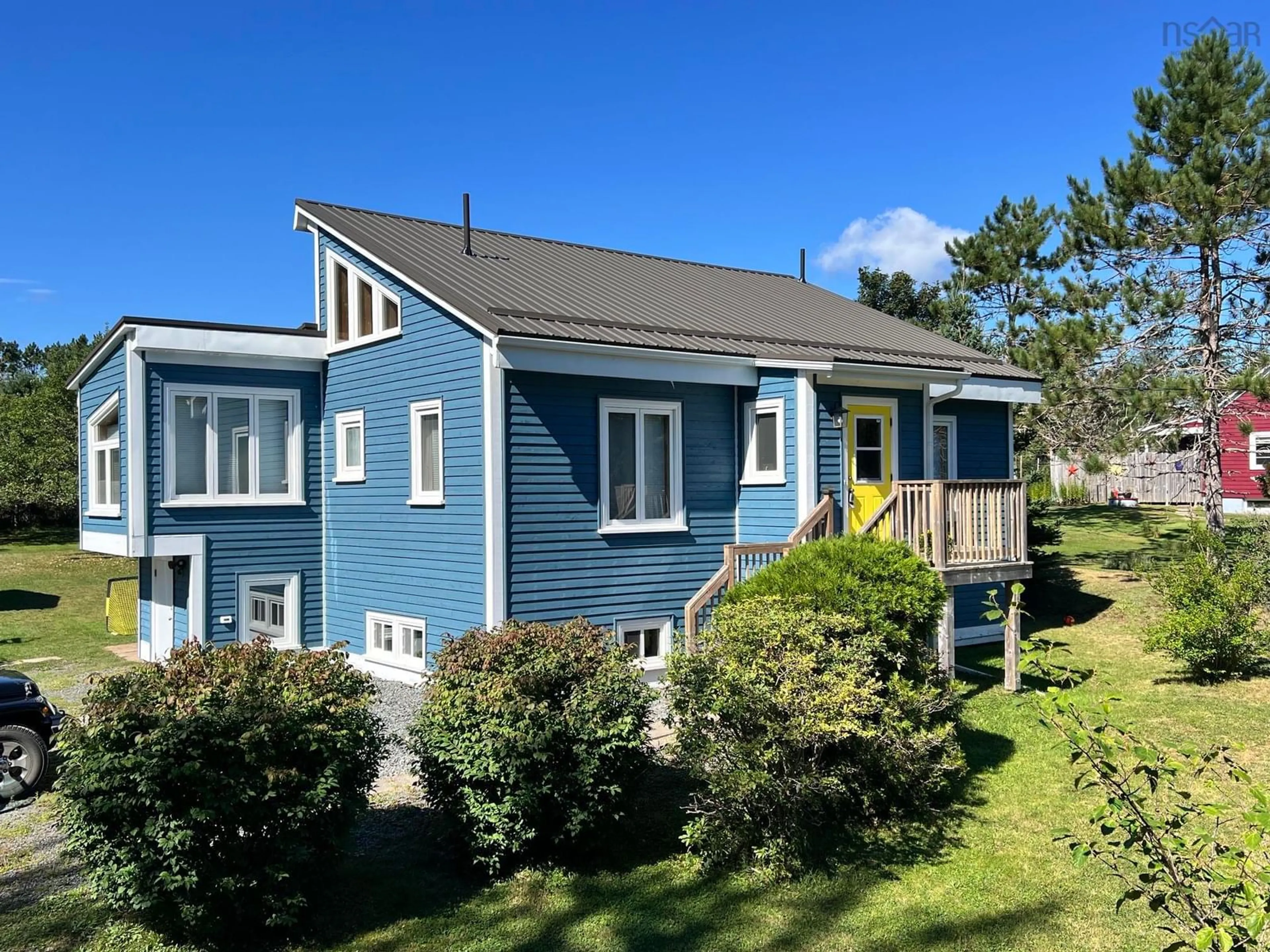 Home with vinyl exterior material, street for 12 Whynacht Cove Rd, Heckmans Island Nova Scotia B0J 2C0