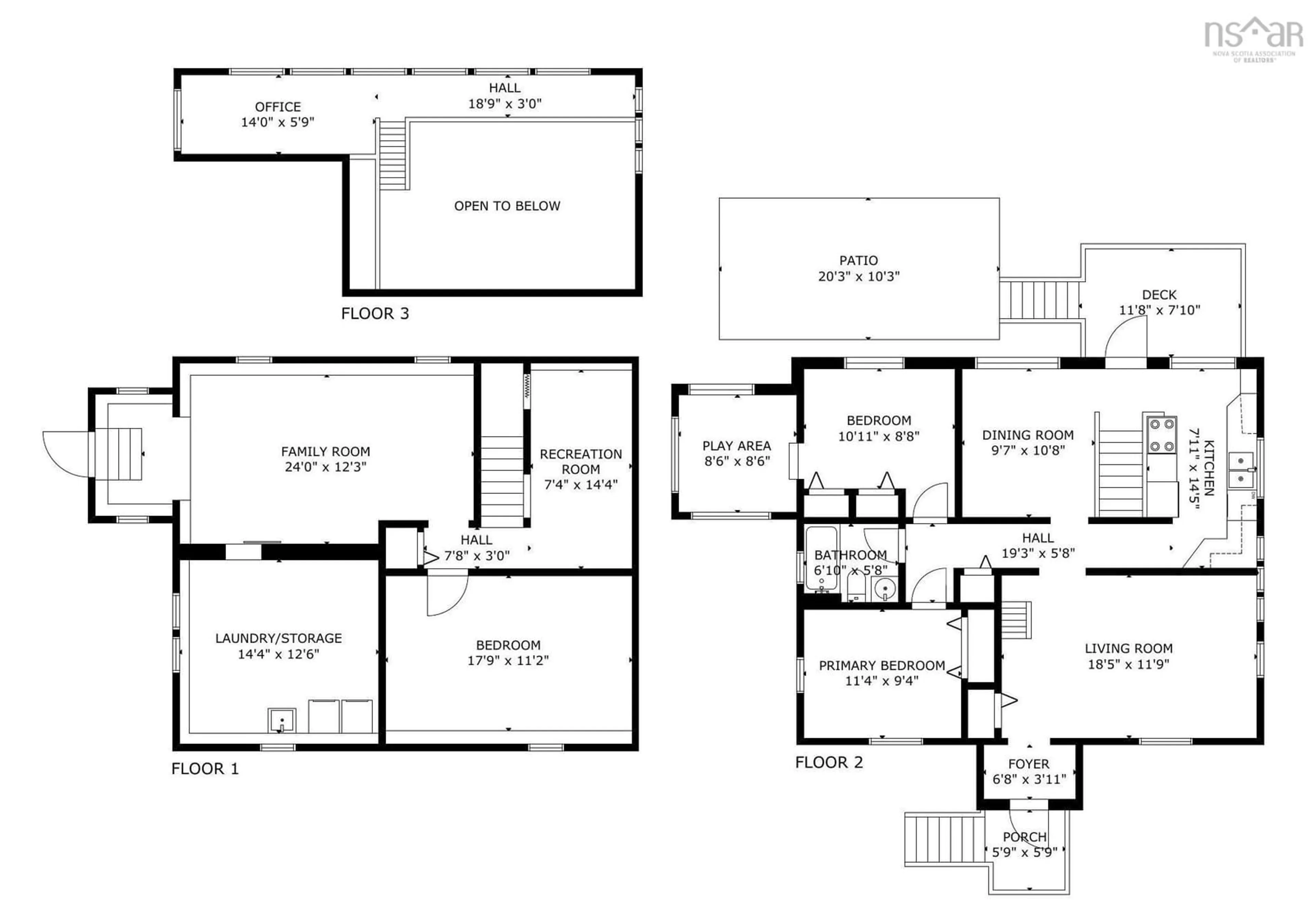 Floor plan for 12 Whynacht Cove Rd, Heckmans Island Nova Scotia B0J 2C0
