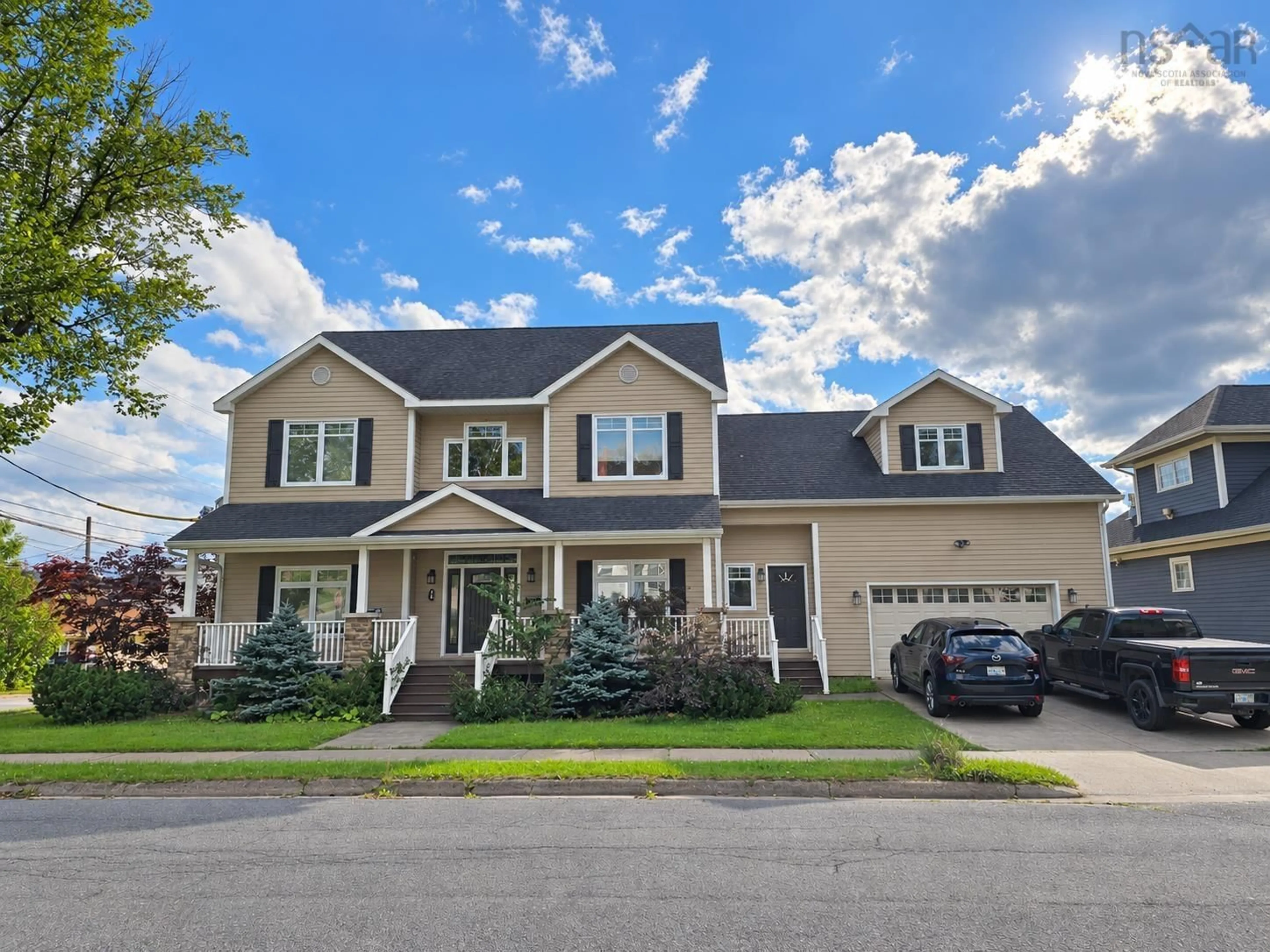 Home with vinyl exterior material, street for 74 Hospital St, Sydney Nova Scotia B1P 0C3