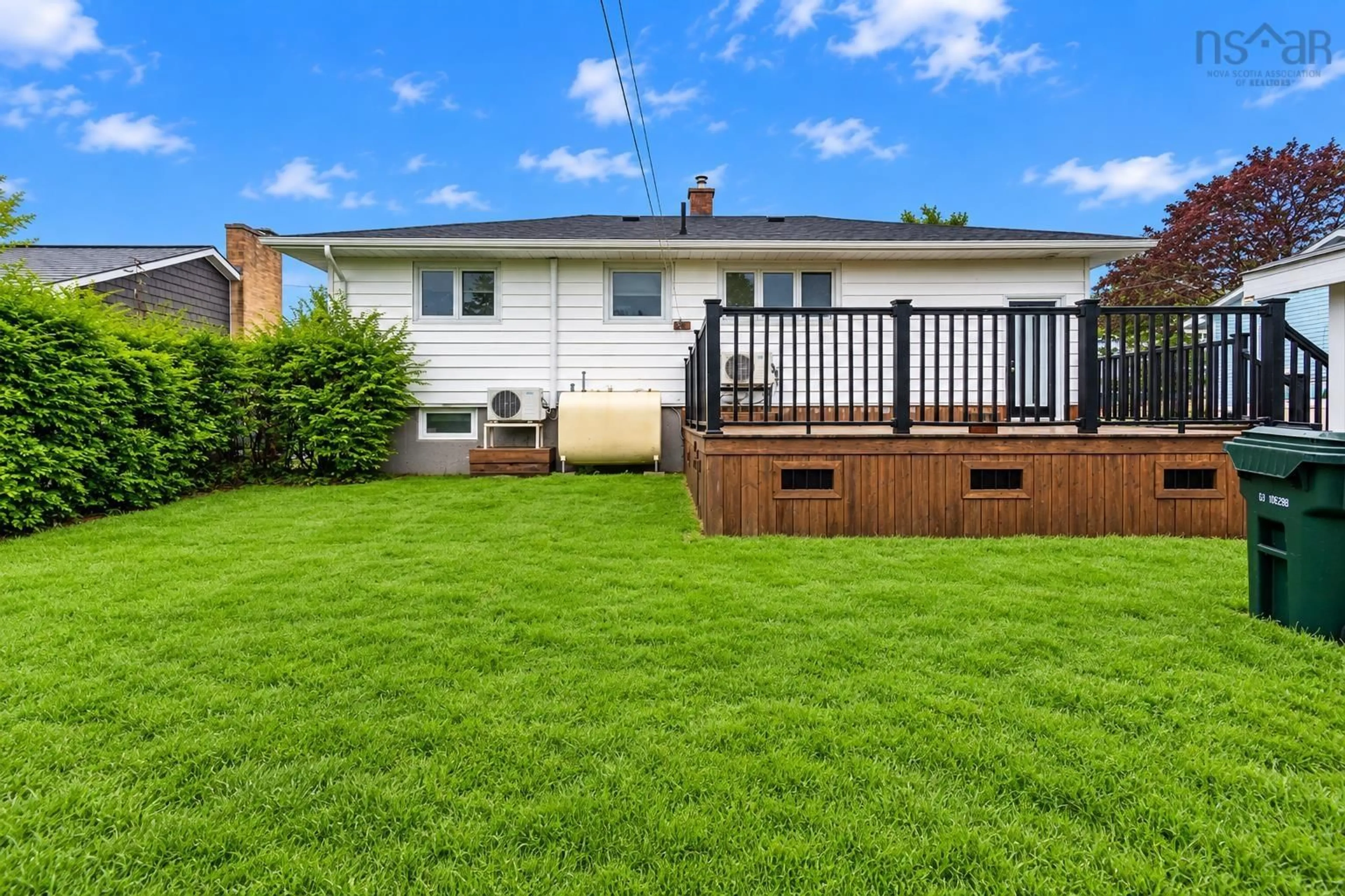 Home with vinyl exterior material, street for 57 Topshee Dr, Sydney Nova Scotia B1S 2L1