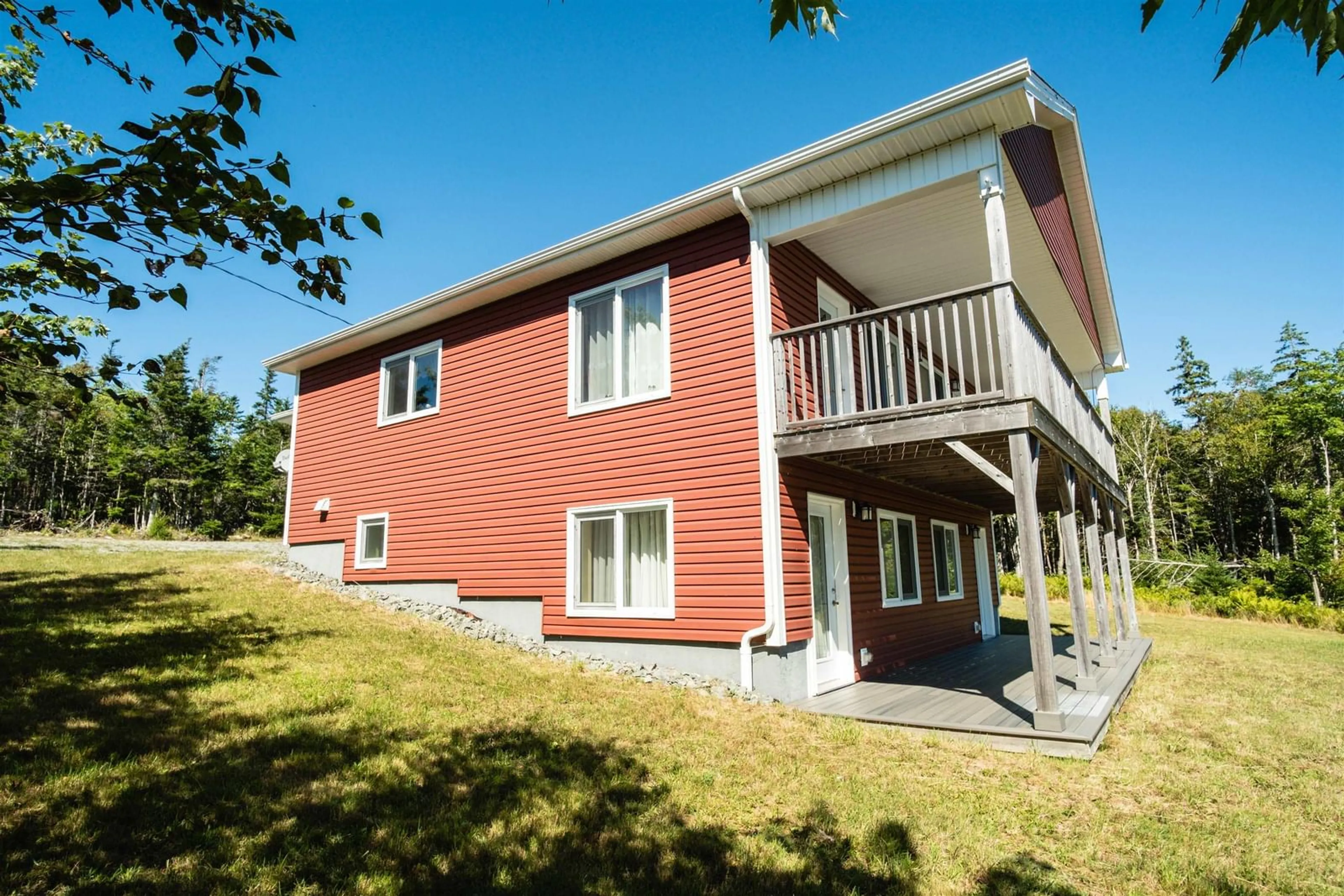 Home with vinyl exterior material, building for 30 Hill St., French Cove Nova Scotia B0E 3B0