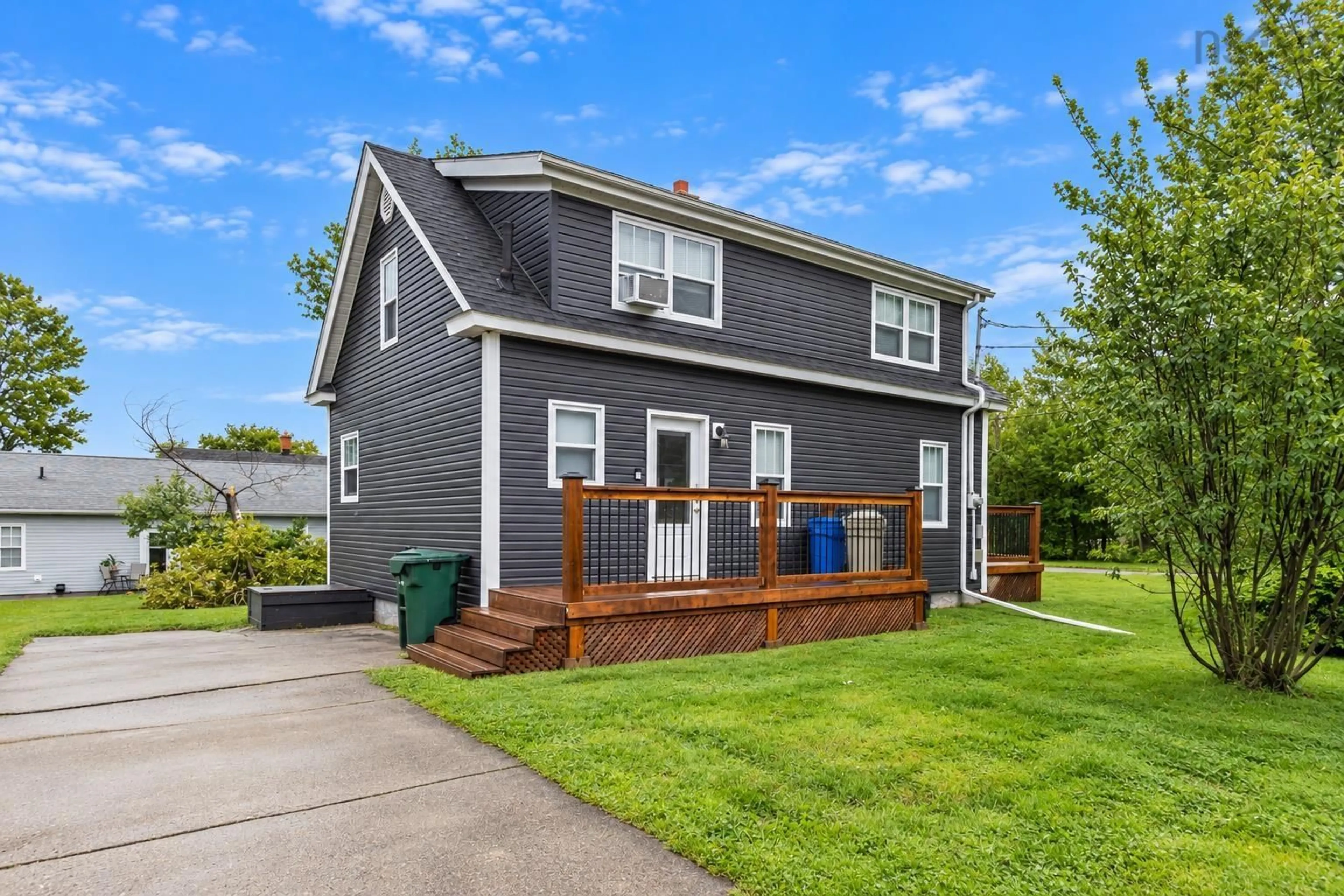 Home with vinyl exterior material, street for 78 Fulton Ave, Westmount Nova Scotia B1R 1J7