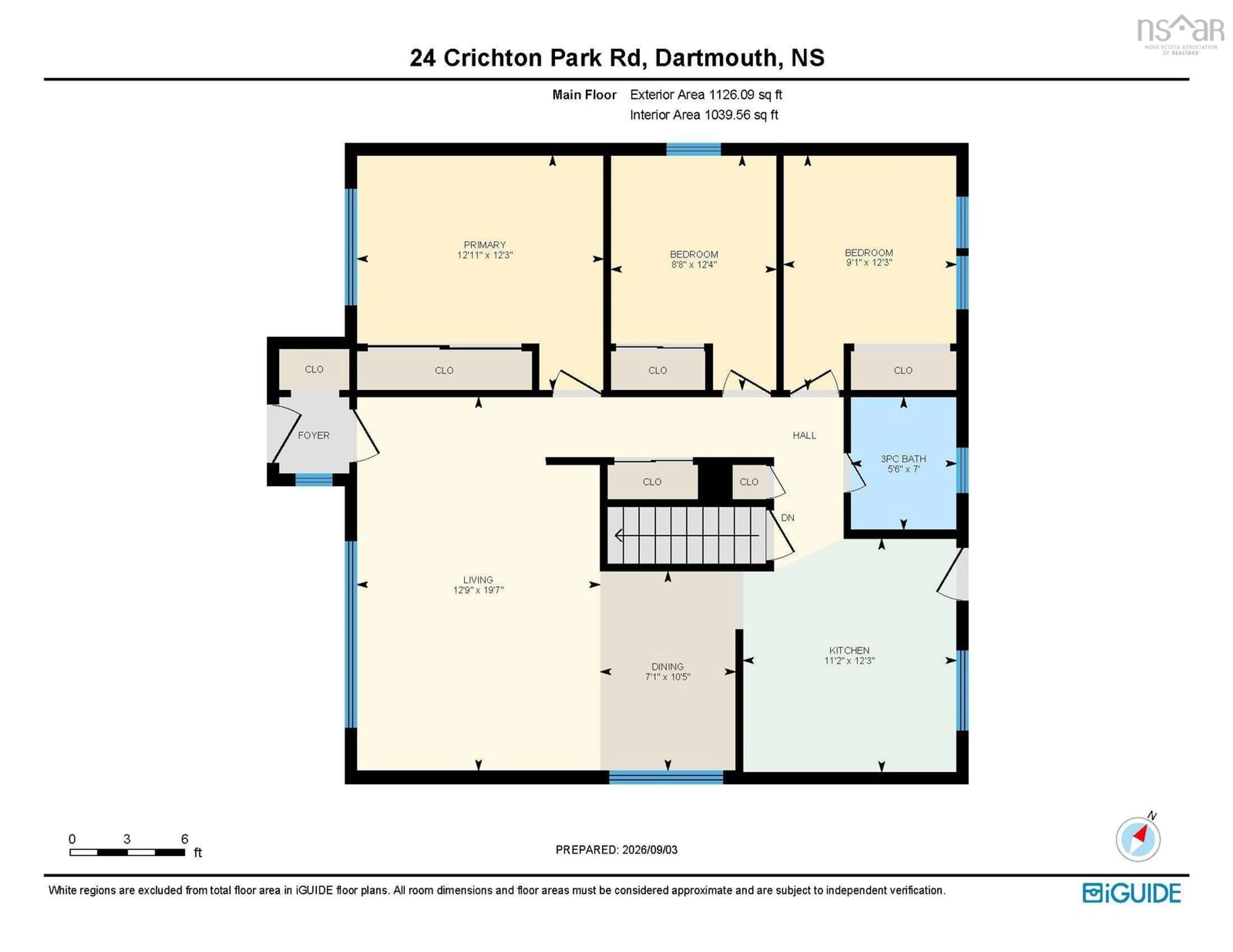 Floor plan for 24 Crichton Park Rd, Dartmouth Nova Scotia B3A 2N8