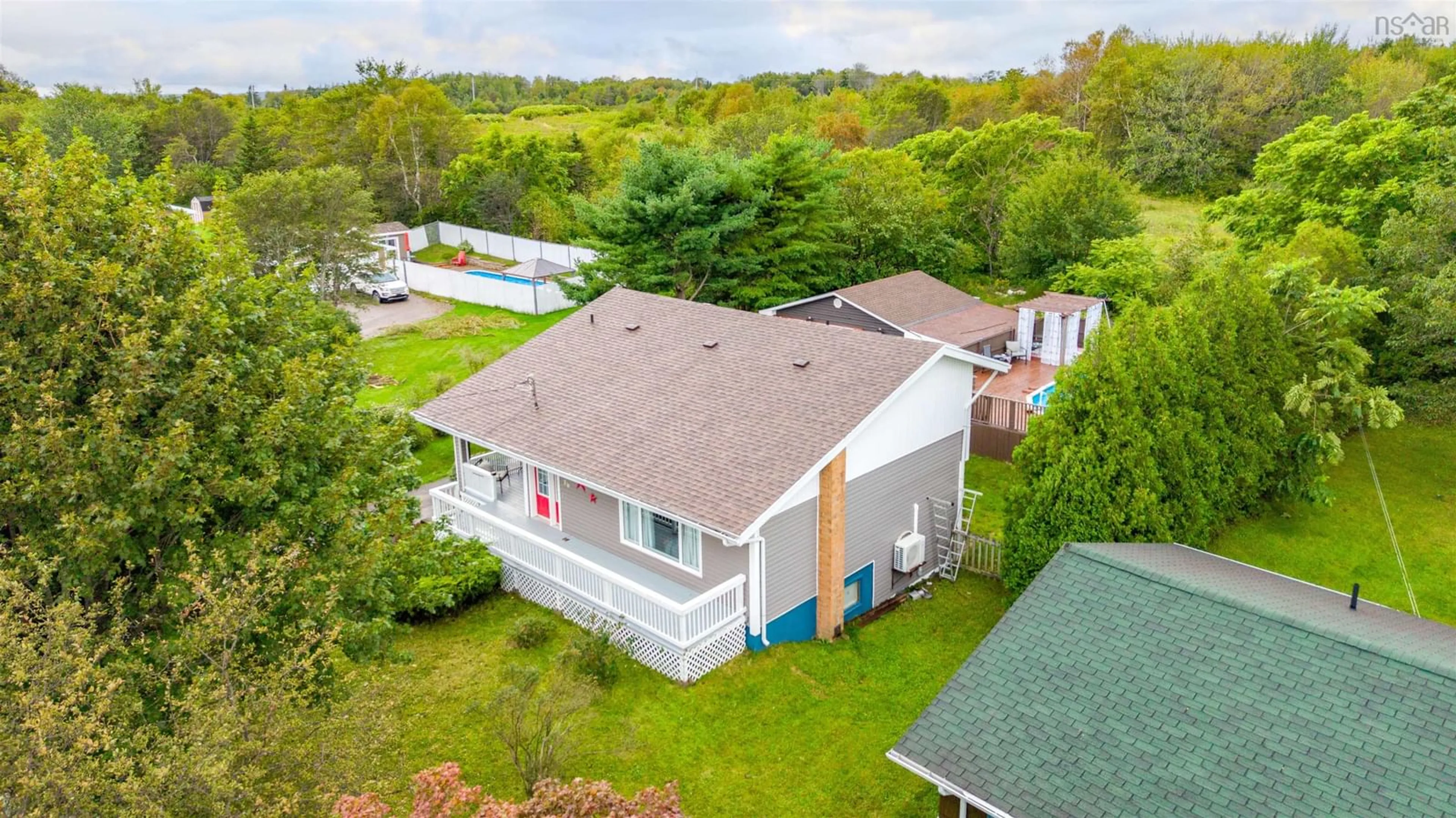 A pic from outside/outdoor area/front of a property/back of a property/a pic from drone, unknown for 56 Holic Ave, North Sydney Nova Scotia B2A 3R8