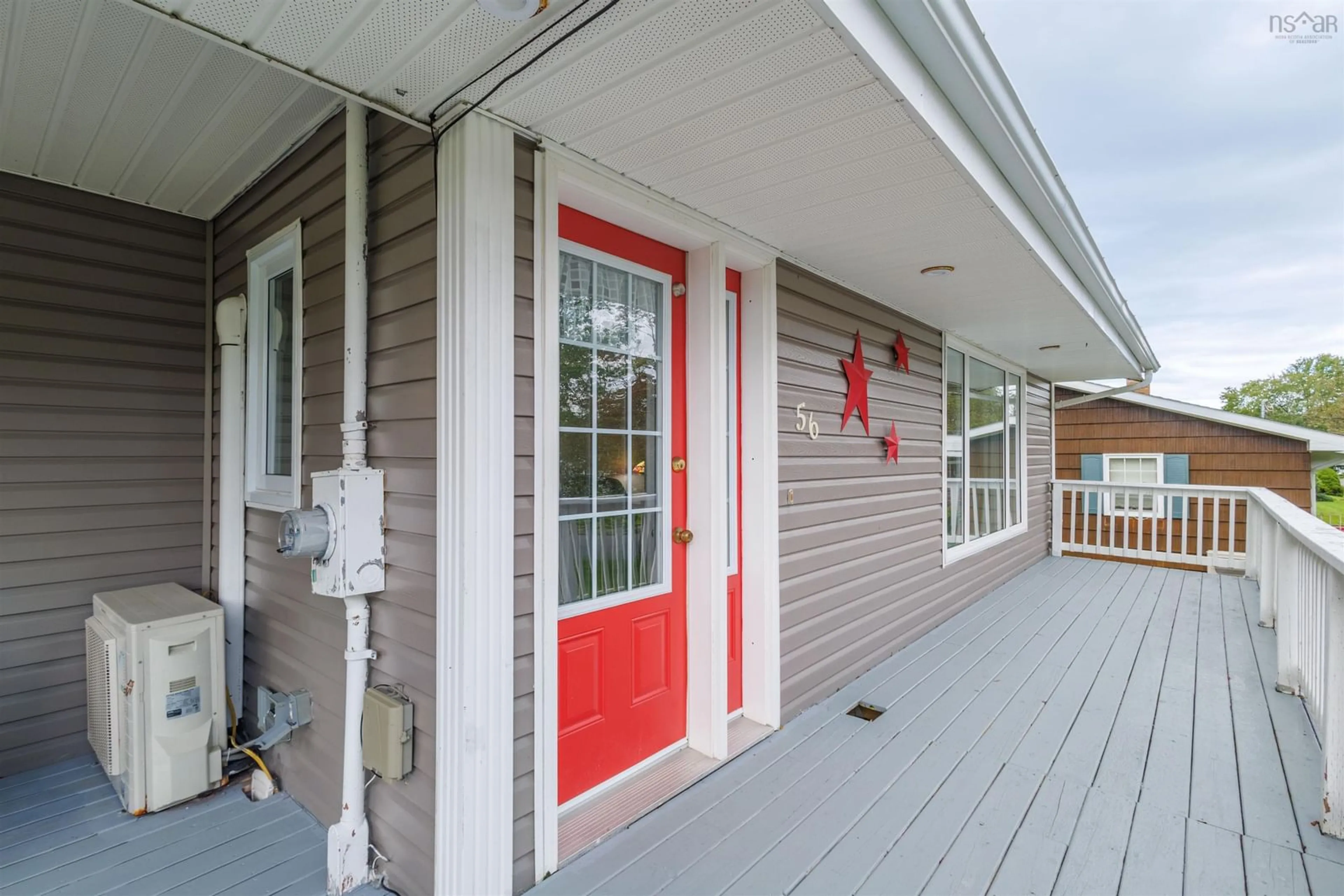Home with vinyl exterior material, street for 56 Holic Ave, North Sydney Nova Scotia B2A 3R8