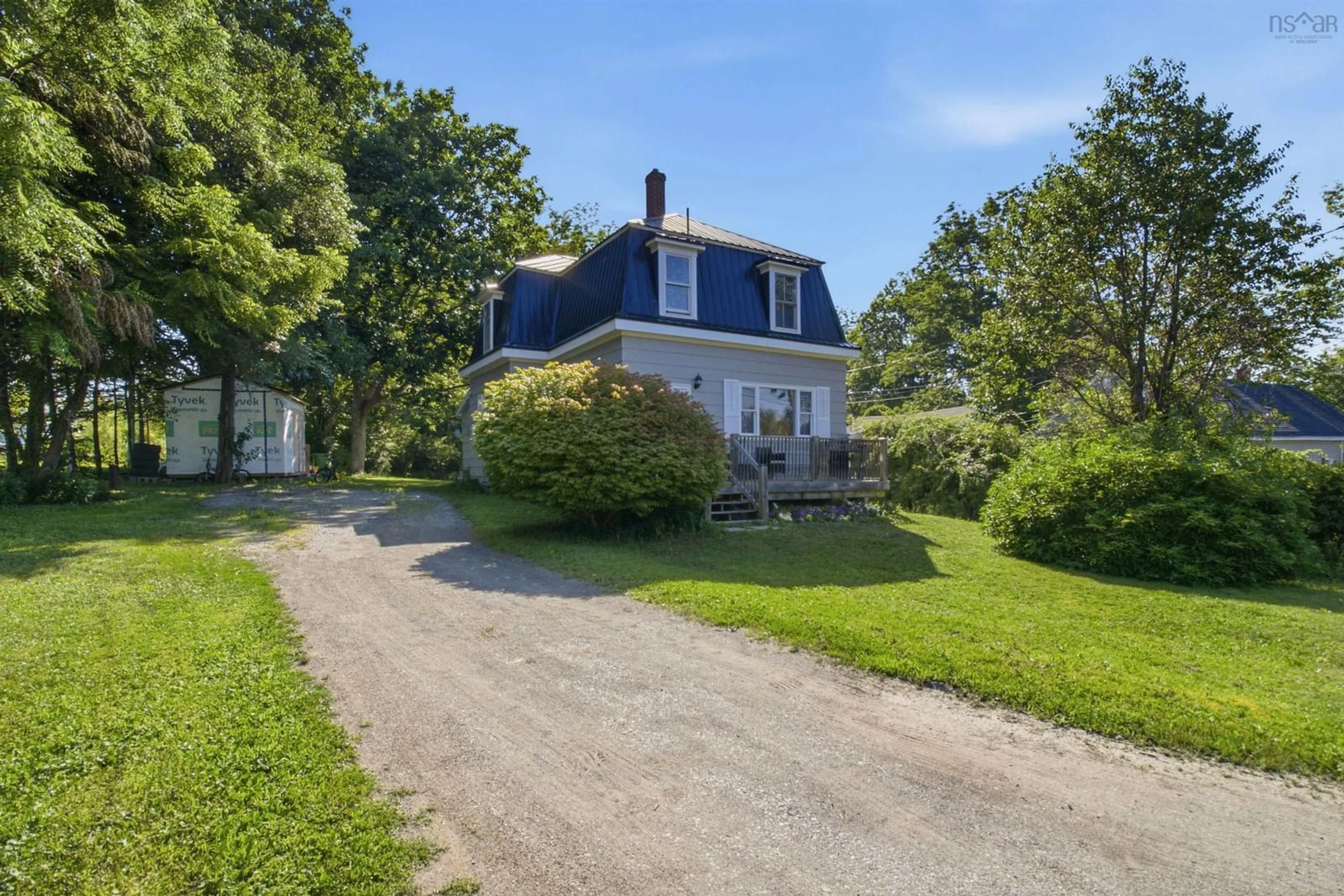 A pic from outside/outdoor area/front of a property/back of a property/a pic from drone, street for 5480 Highway 215, Kempt Shore Nova Scotia B0N 2A0