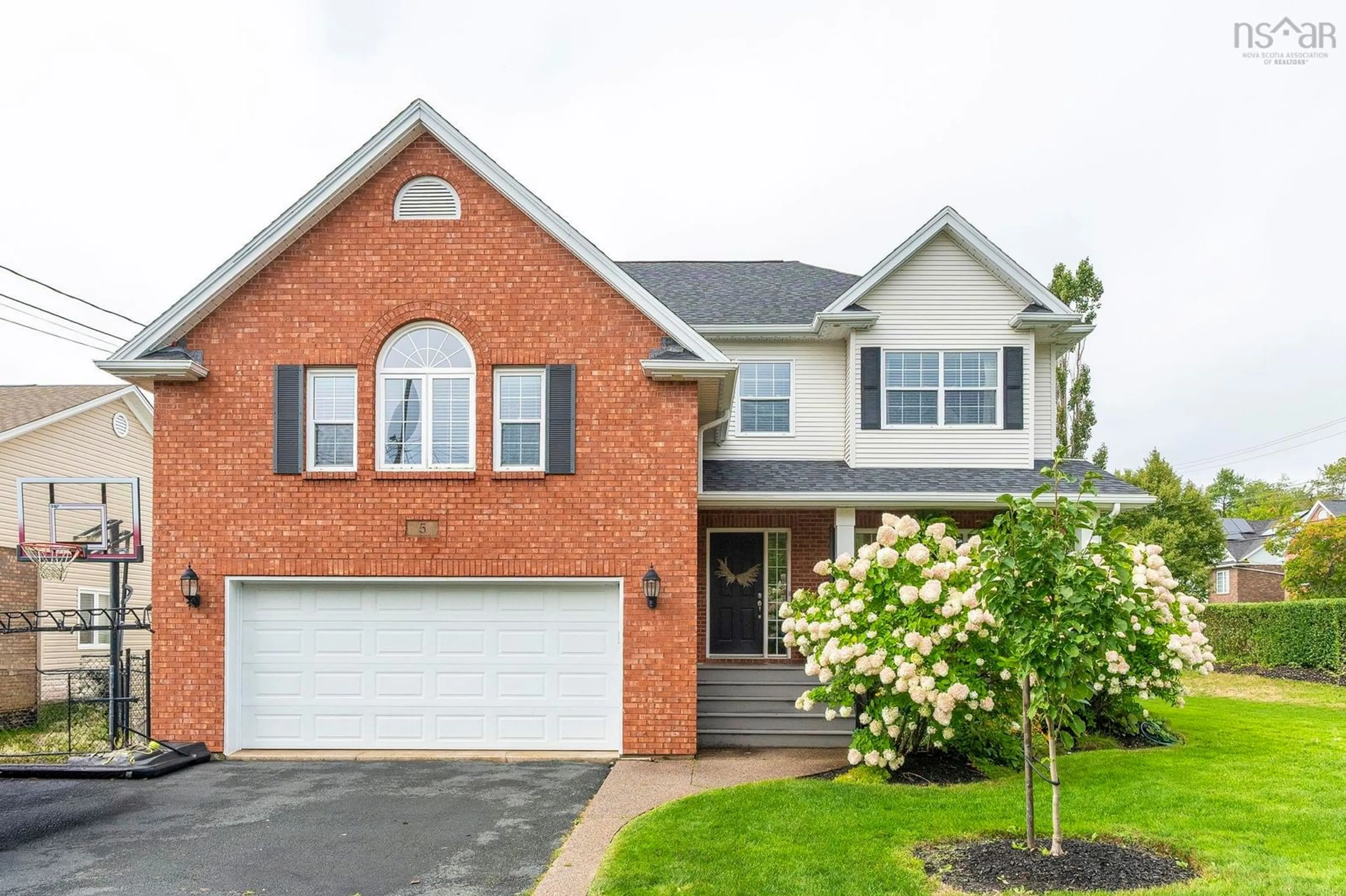 Home with brick exterior material, street for 5 Edgewater Close, Dartmouth Nova Scotia B2W 6S3