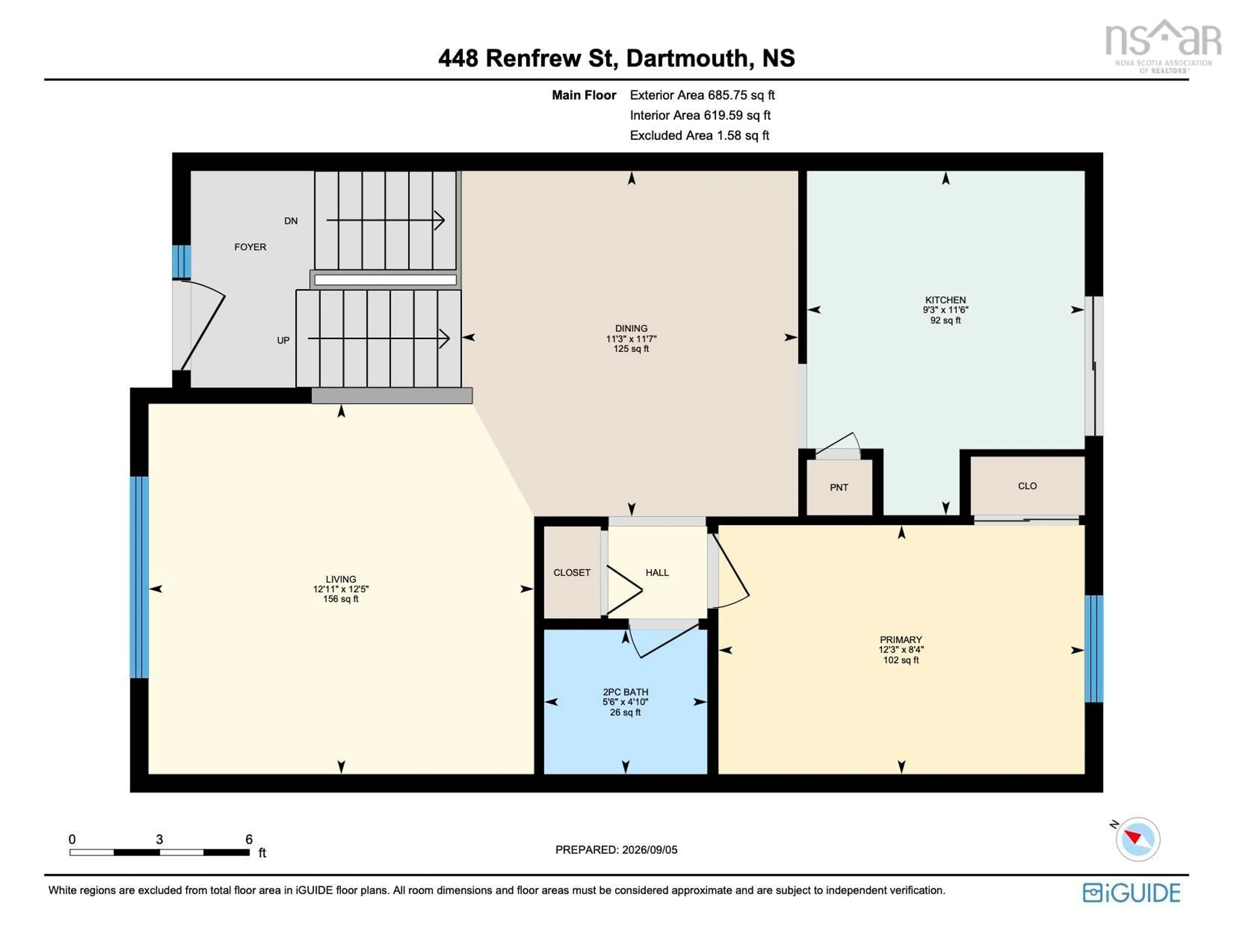 Floor plan for 448 Renfrew St, Dartmouth Nova Scotia B2Y 2M5