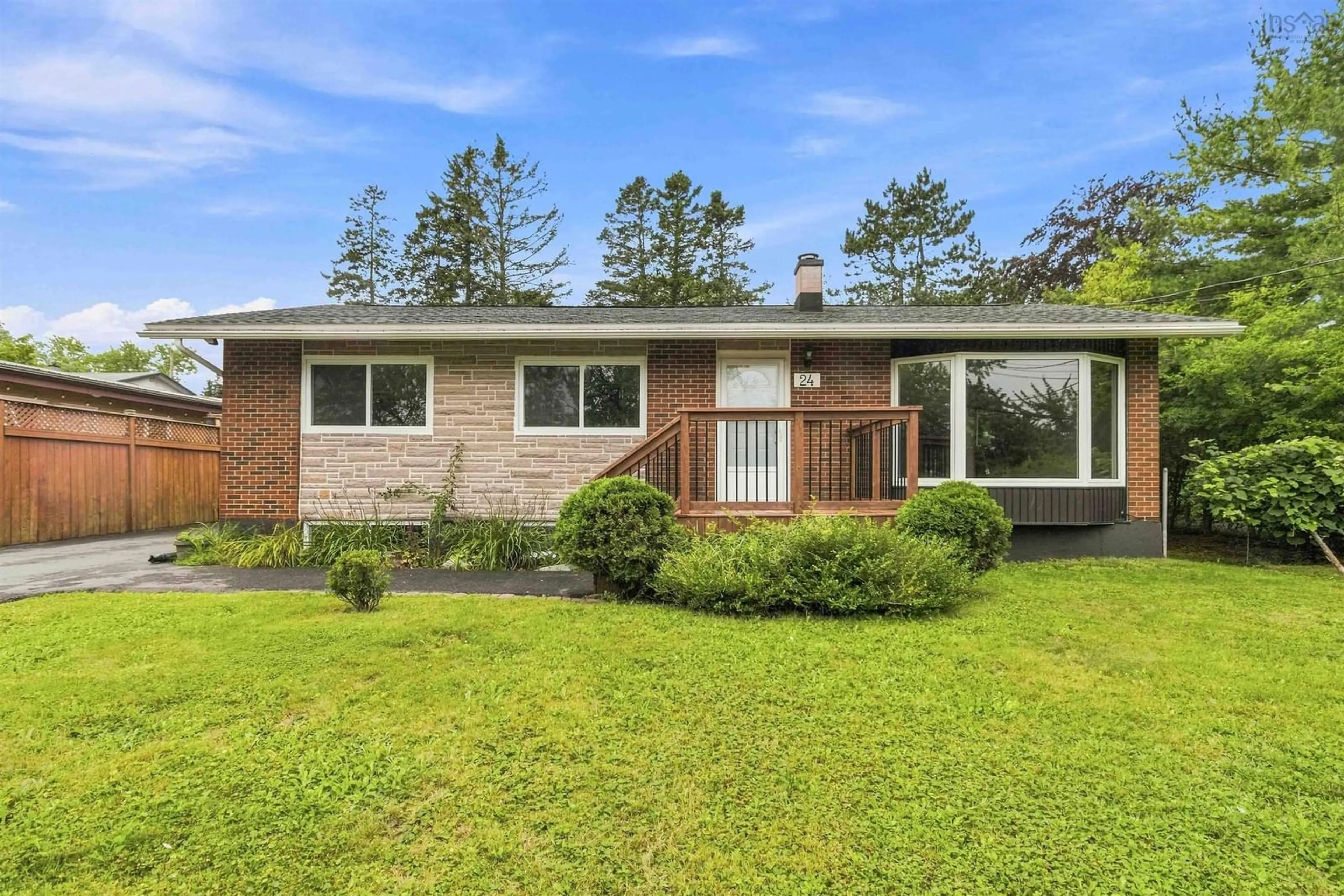 Home with brick exterior material, street for 24 Muriel Ave, Dartmouth Nova Scotia B2W 2E3