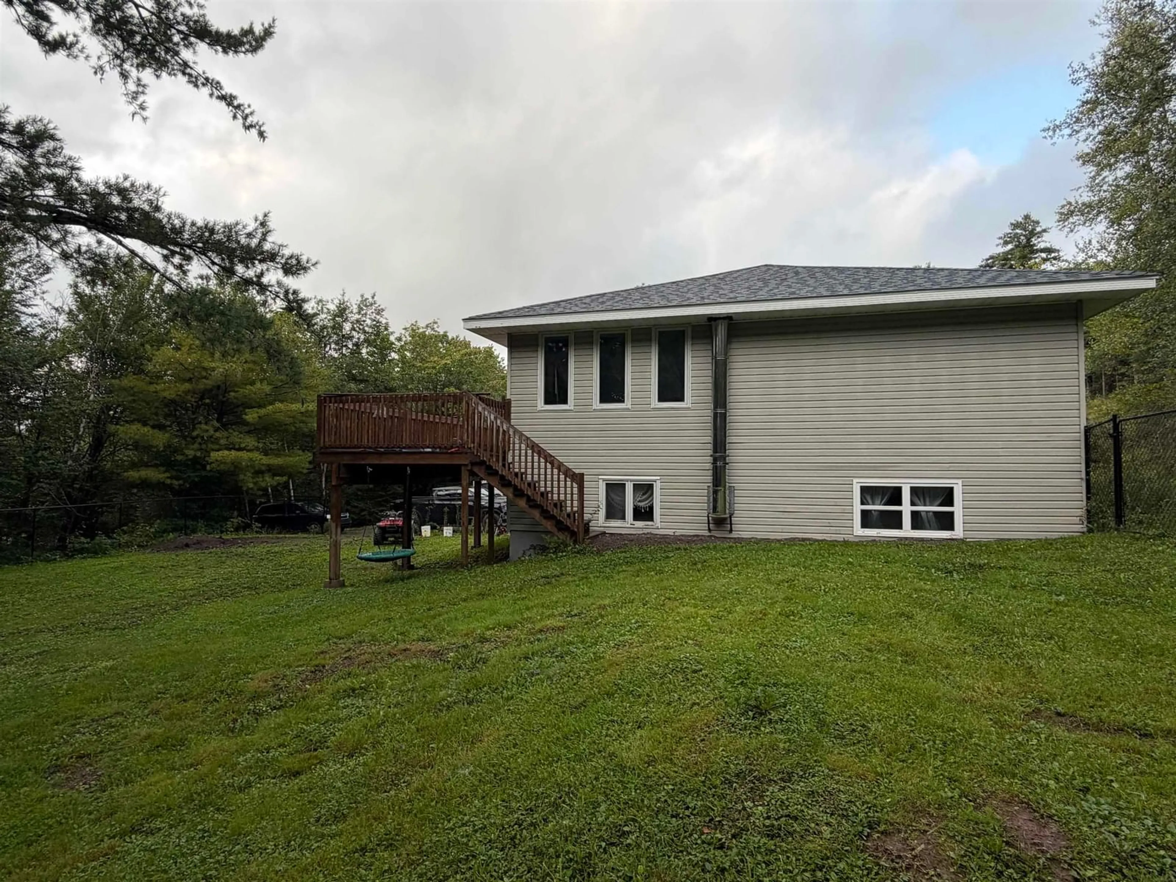A pic from outside/outdoor area/front of a property/back of a property/a pic from drone, water/lake/river/ocean view for 2603 Picken St, Westville Nova Scotia B0K 2A0