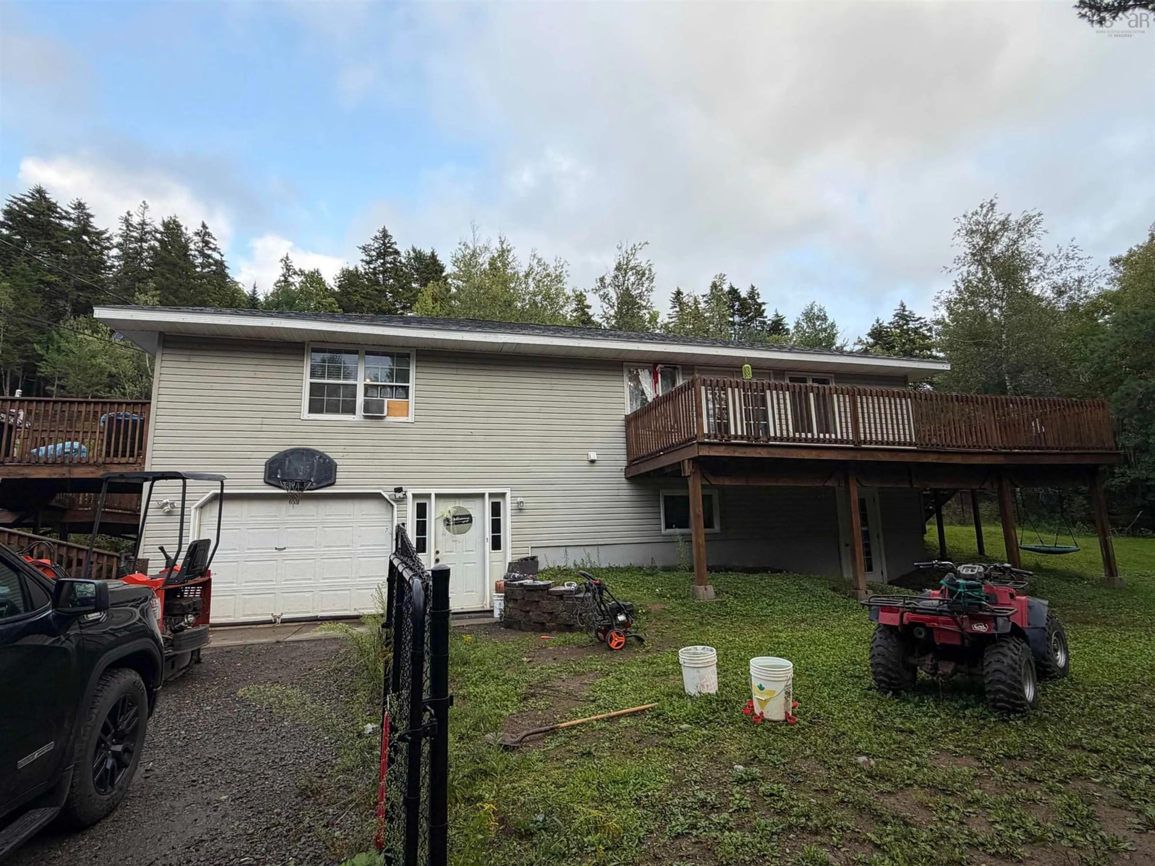 A pic from outside/outdoor area/front of a property/back of a property/a pic from drone, unknown for 2603 Picken St, Westville Nova Scotia B0K 2A0