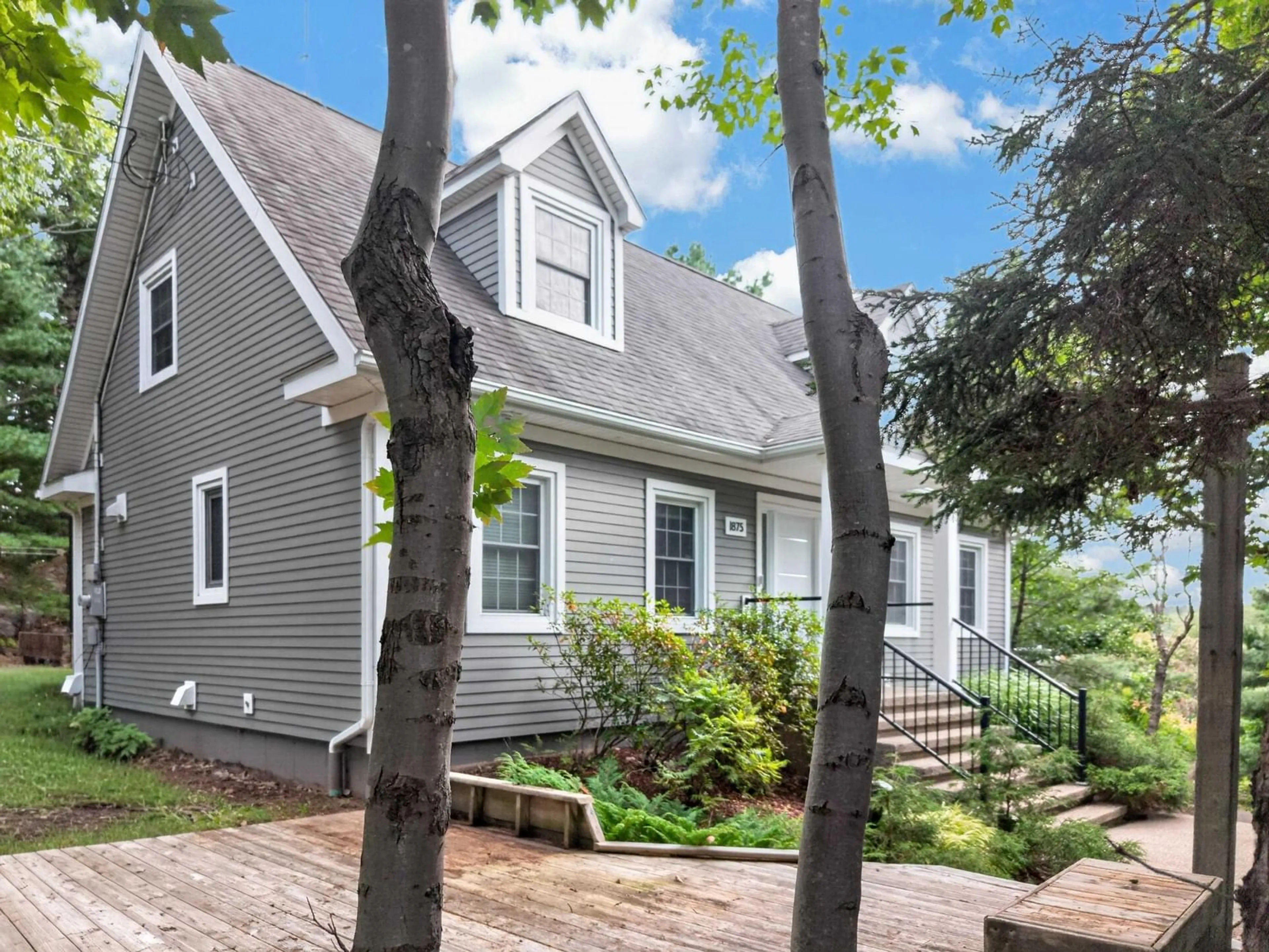 Home with vinyl exterior material, street for 1875 Purcells Cove Rd, Halifax Nova Scotia B3P 1C2
