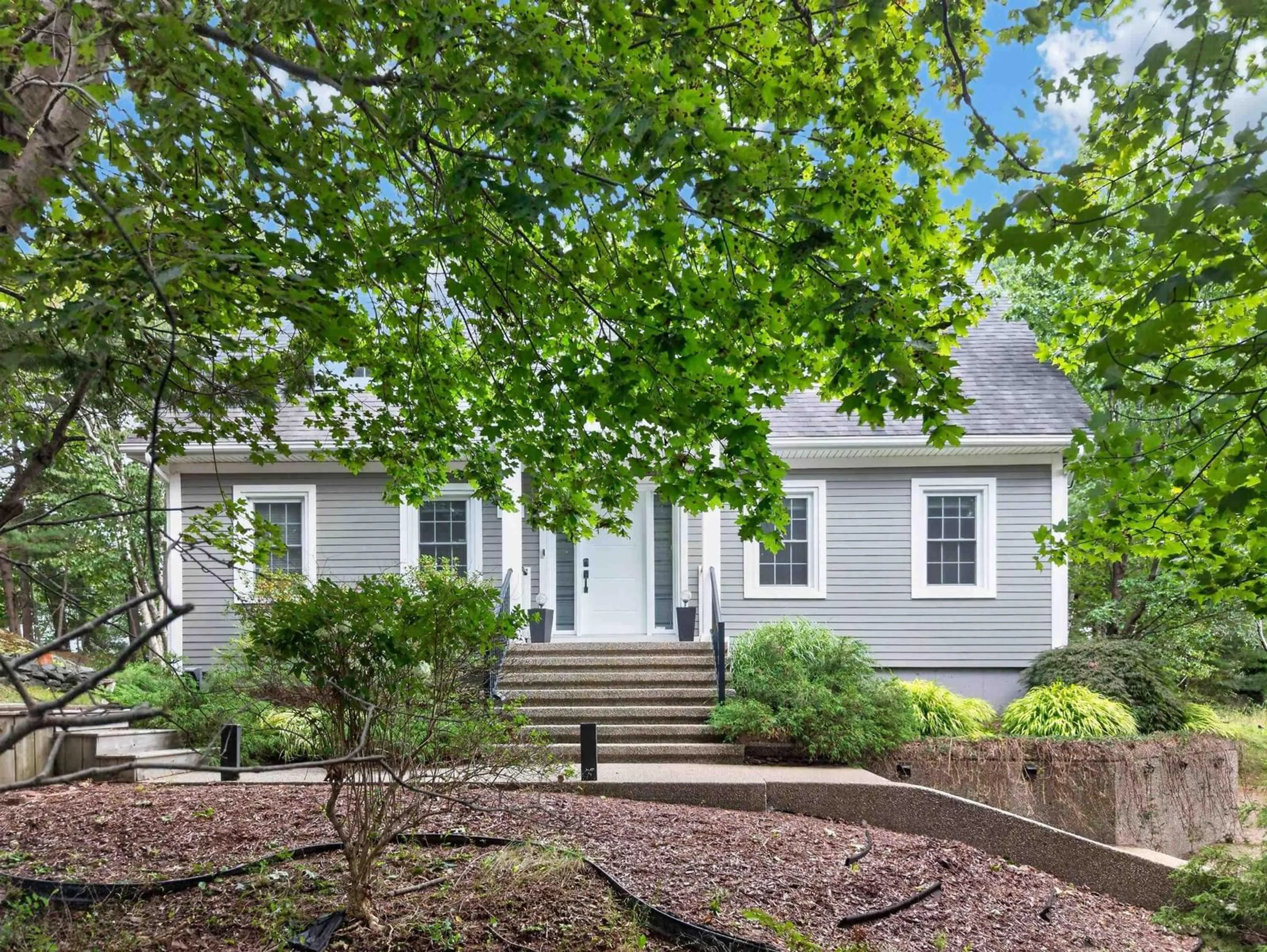 Home with vinyl exterior material, street for 1875 Purcells Cove Rd, Halifax Nova Scotia B3P 1C2