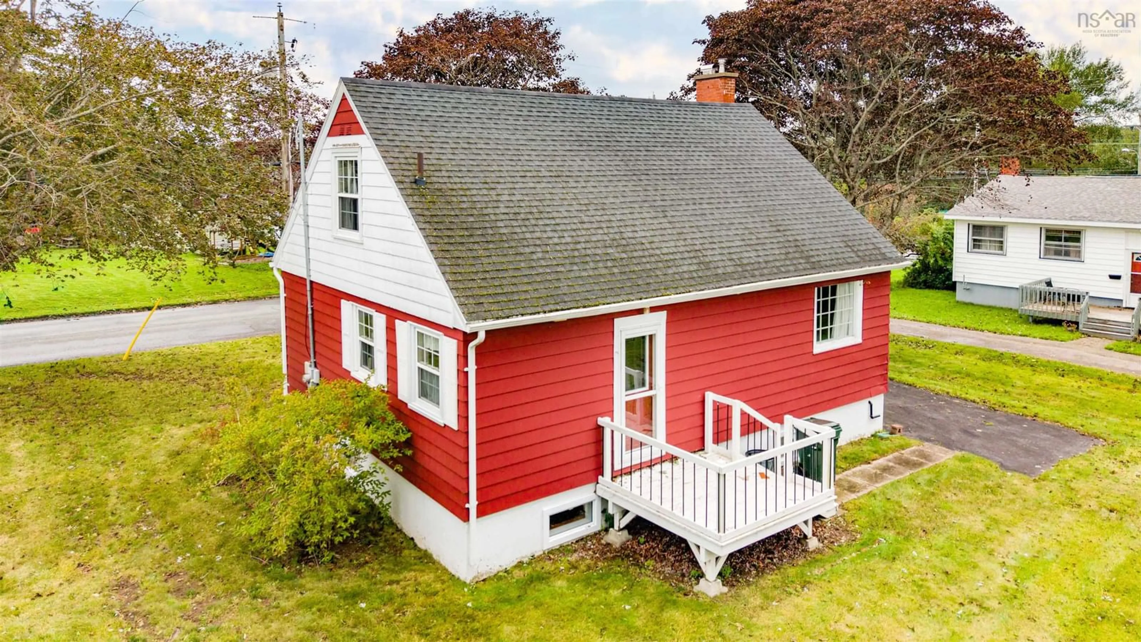 A pic from outside/outdoor area/front of a property/back of a property/a pic from drone, street for 11 Leeside Dr, Coxheath Nova Scotia B1R 1S5