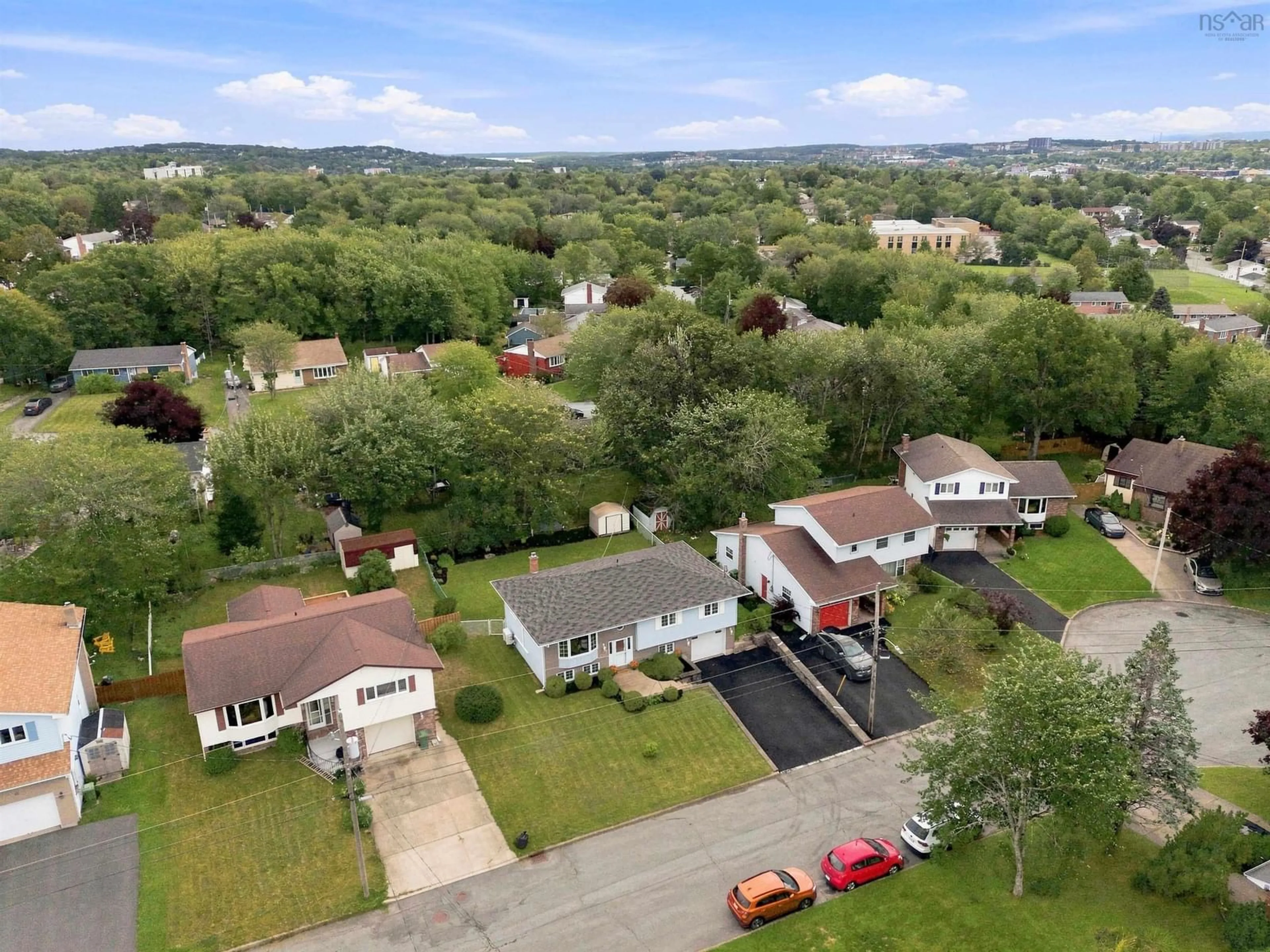 A pic from outside/outdoor area/front of a property/back of a property/a pic from drone, street for 17 Camilla Crt, Dartmouth Nova Scotia B2X 3K4