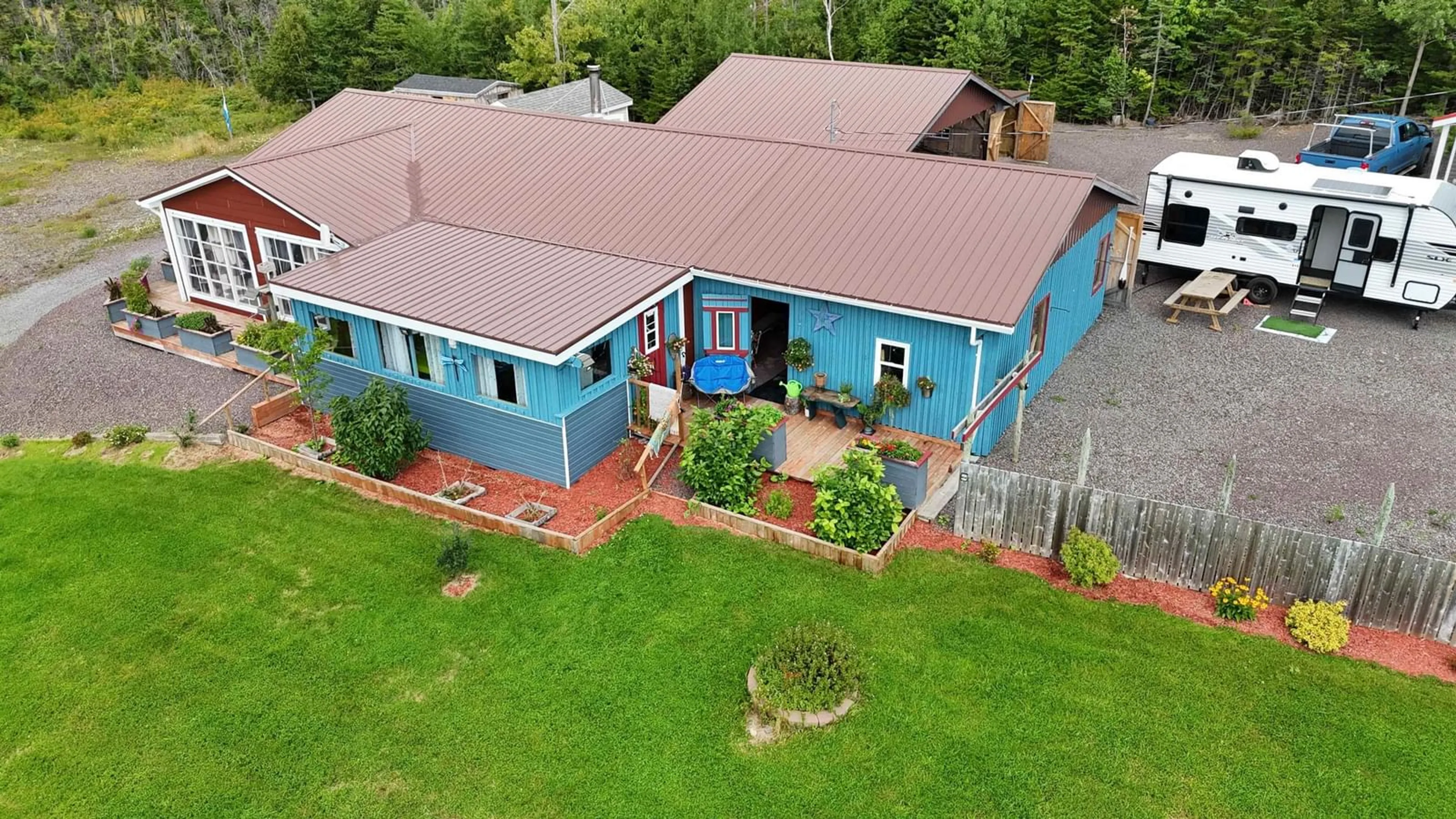 A pic from outside/outdoor area/front of a property/back of a property/a pic from drone, building for 7 Lance's Lane, Arichat Nova Scotia B0E 1A0