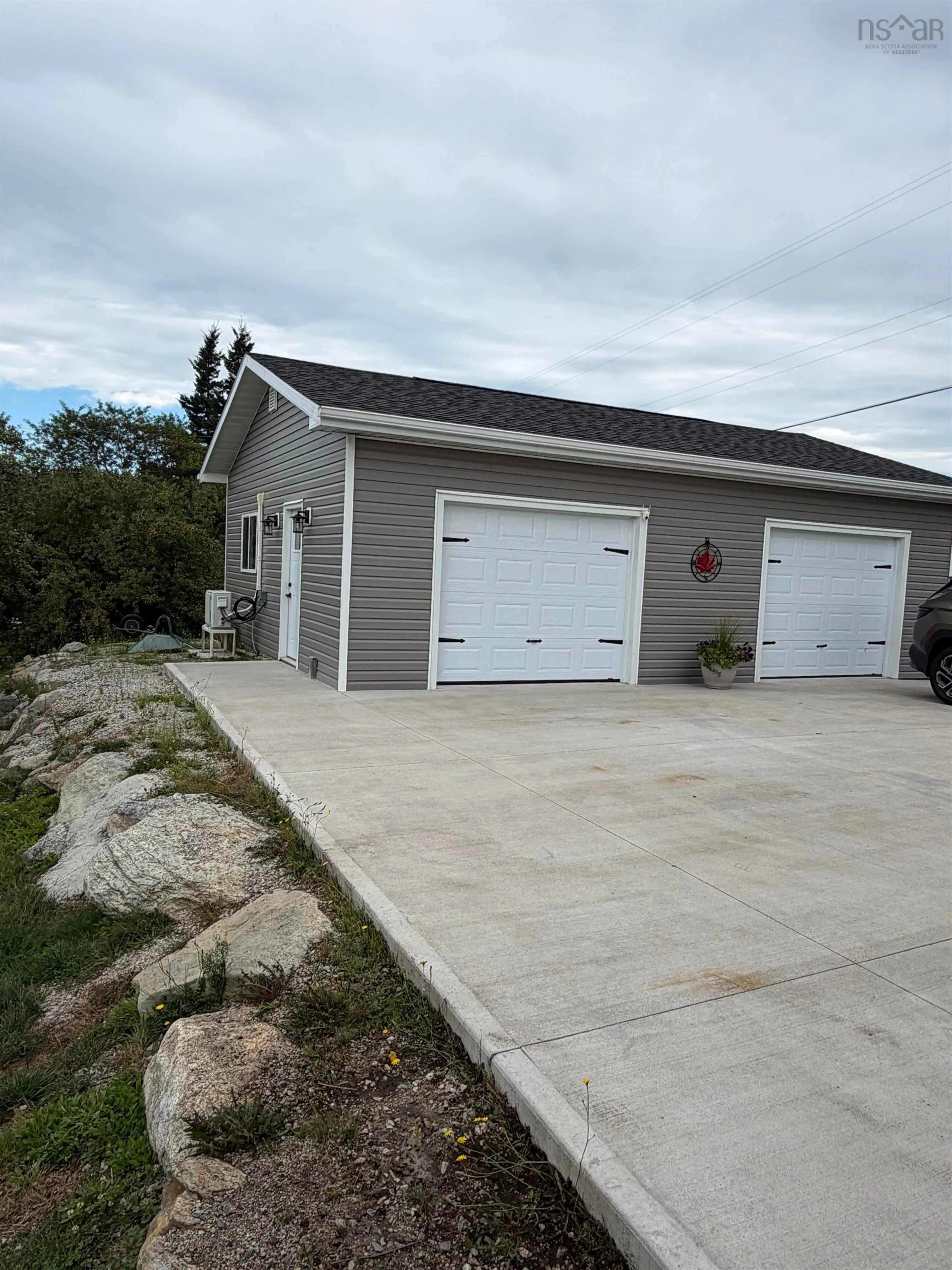 Indoor garage for 2132 Sandy Point Rd, Lower Sandy Point Nova Scotia B0T 1W0