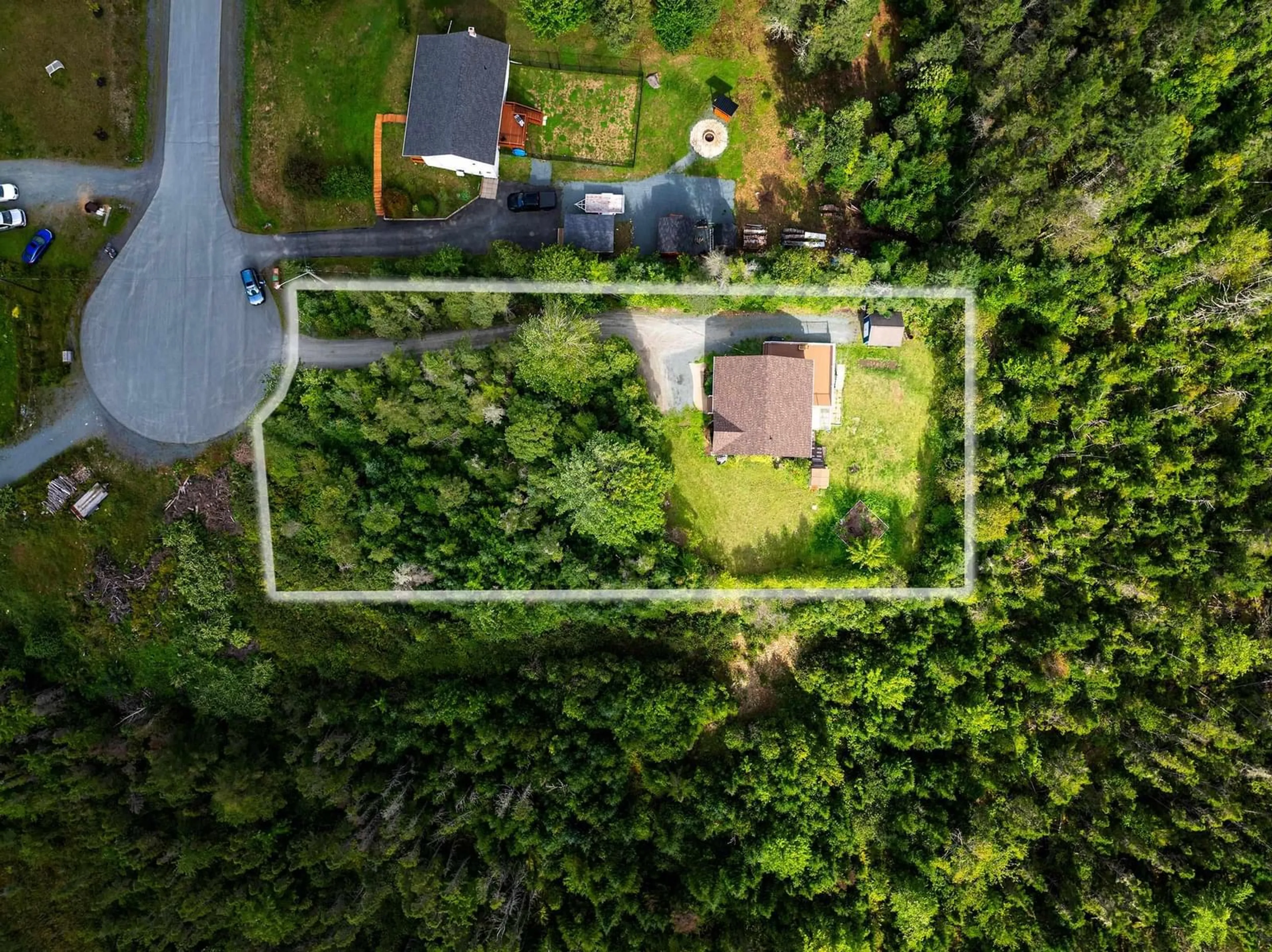 A pic from outside/outdoor area/front of a property/back of a property/a pic from drone, unknown for 30 Bernice Dr, West Chezzetcook Nova Scotia B0J 2L0