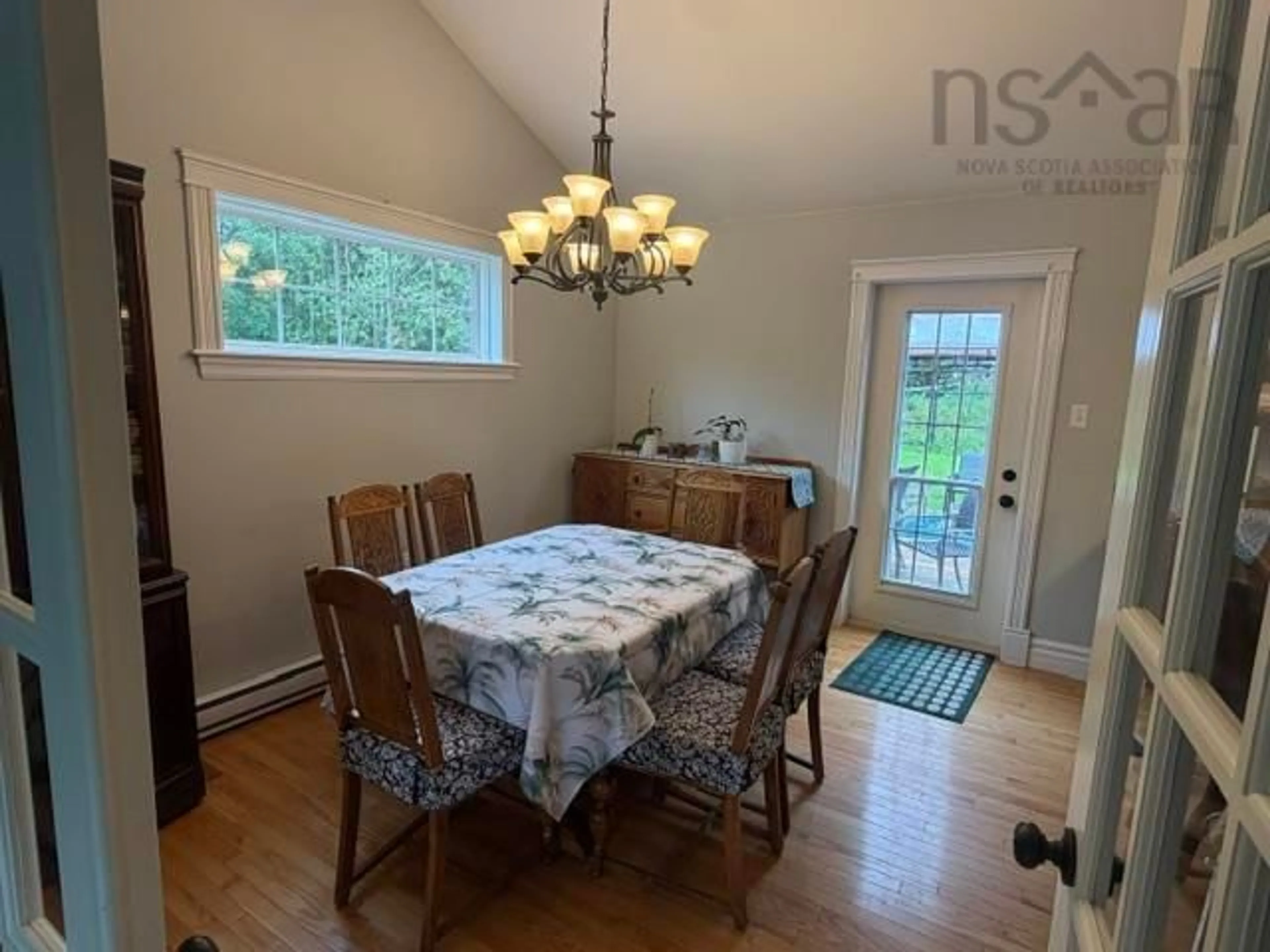 Dining room, wood/laminate floor for 243 Kitchener St, Stewiacke Nova Scotia B0N 2J0