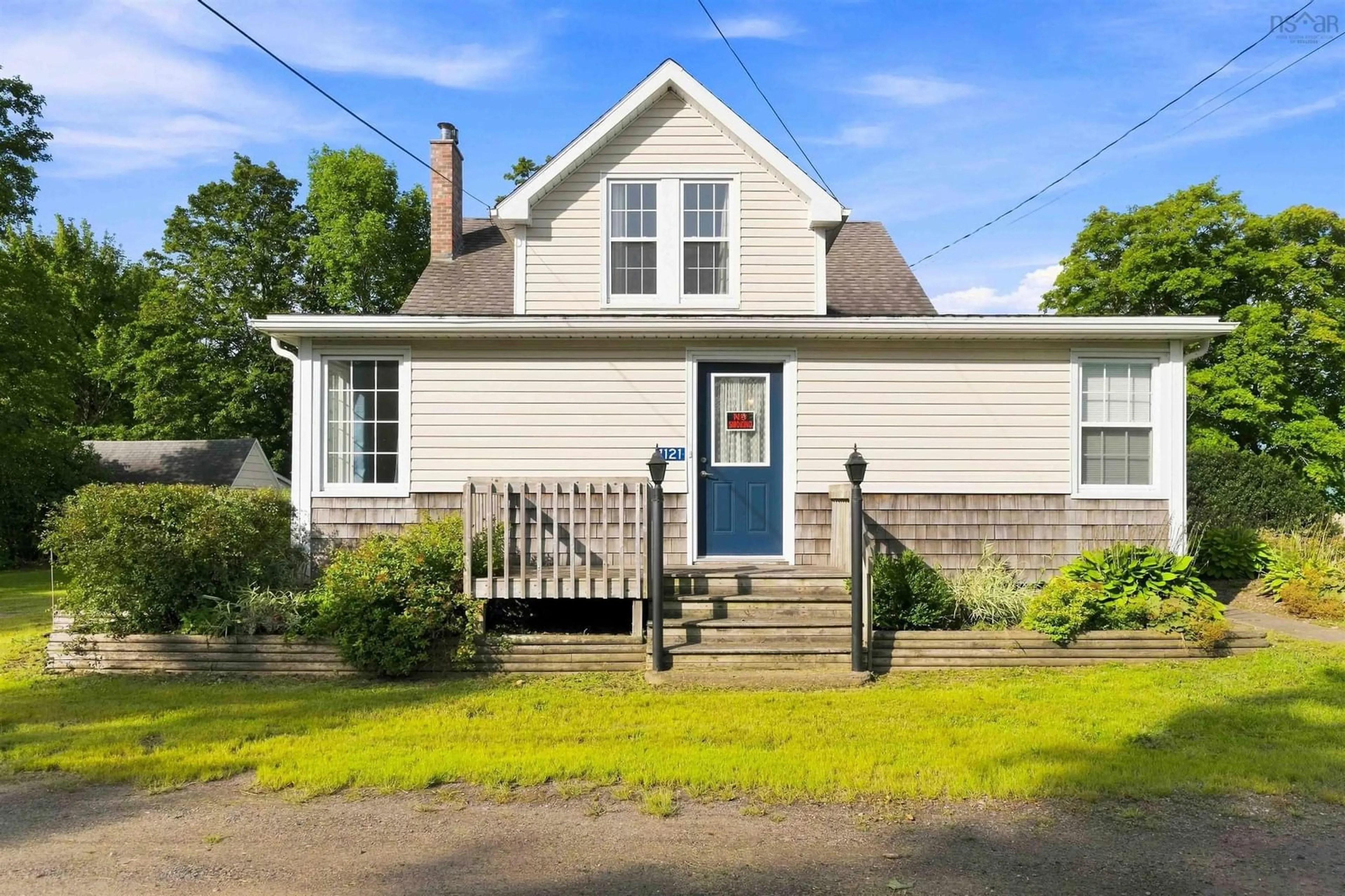 Home with vinyl exterior material, street for 1121 Waterville Mountain Rd, Cambridge Nova Scotia B0P 1V0