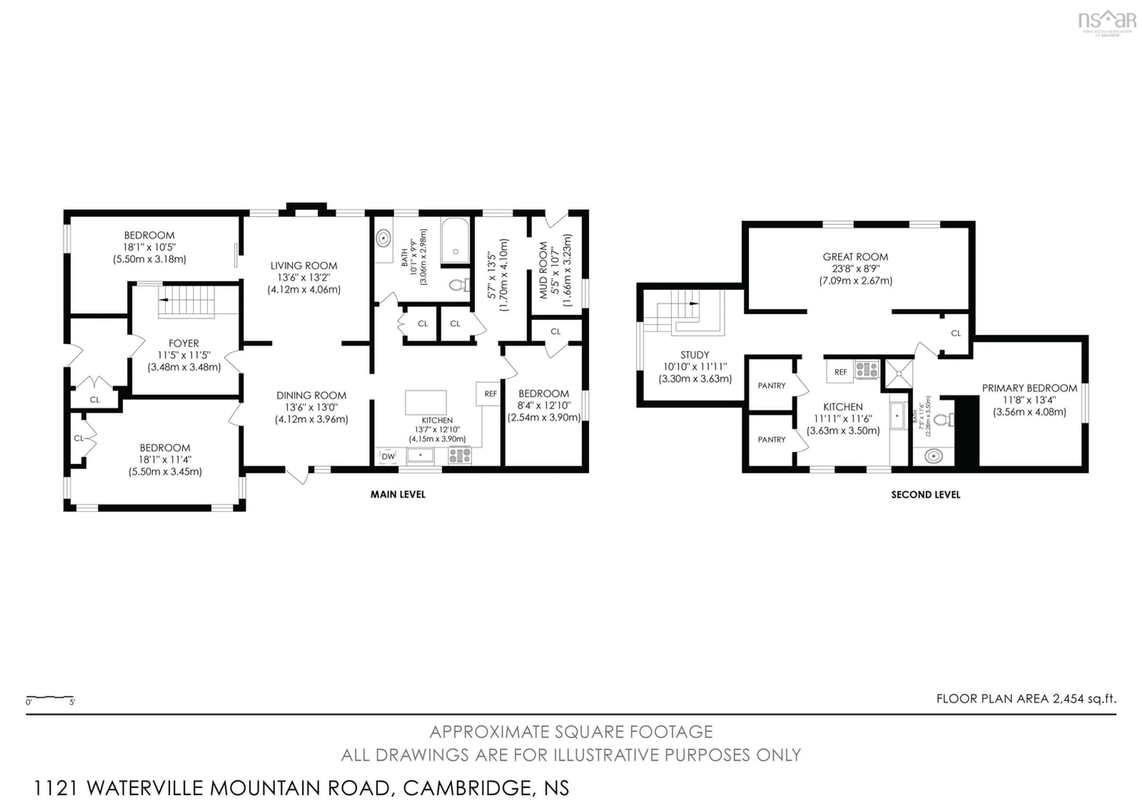 Floor plan for 1121 Waterville Mountain Rd, Cambridge Nova Scotia B0P 1V0