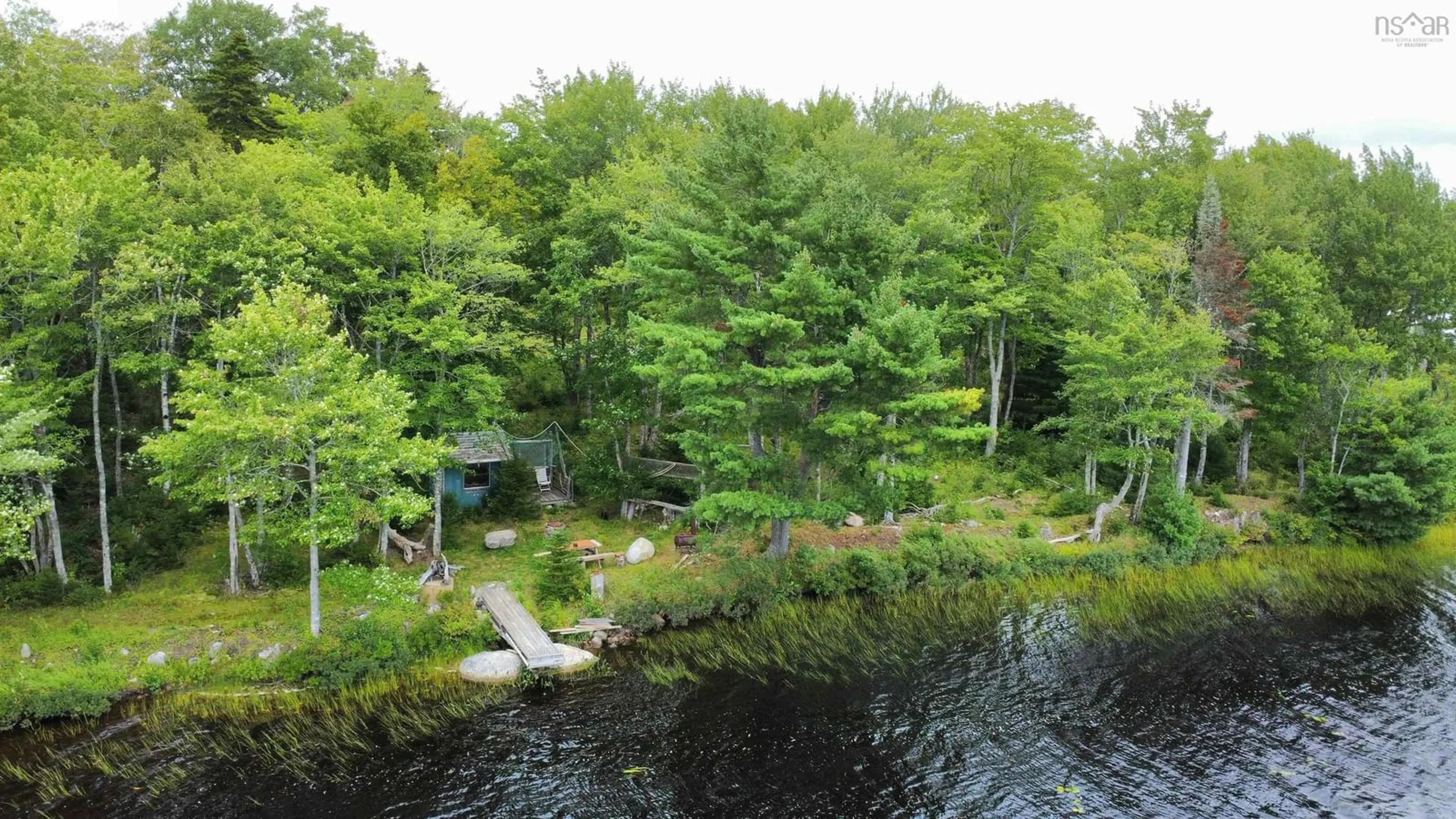 A pic from outside/outdoor area/front of a property/back of a property/a pic from drone, water/lake/river/ocean view for 1368 East Dalhousie Rd, East Dalhousie Nova Scotia B0R 1H0