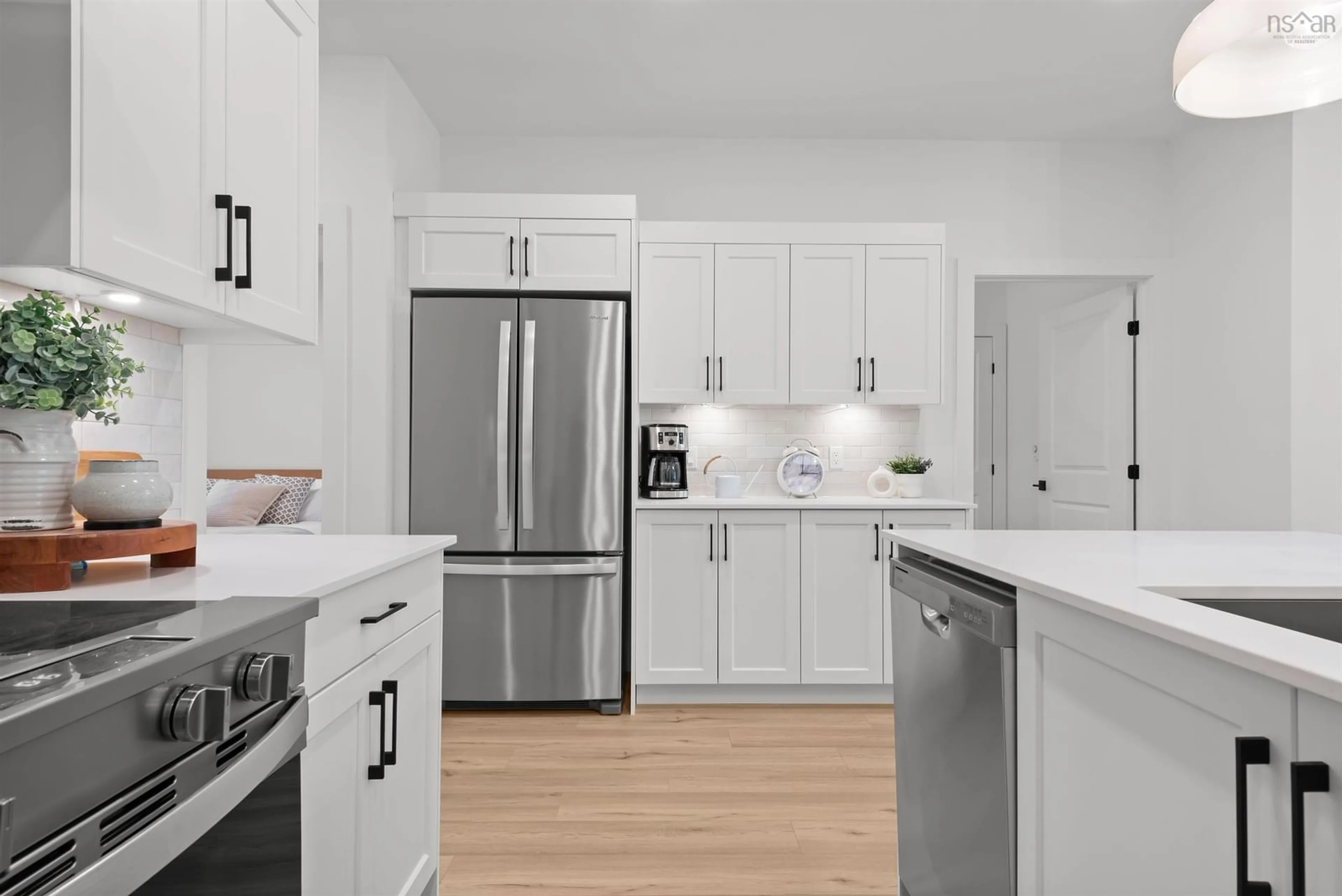 Open concept kitchen, ceramic/tile floor for 21 Seyval Dr, Avonport Nova Scotia B0P 1P0