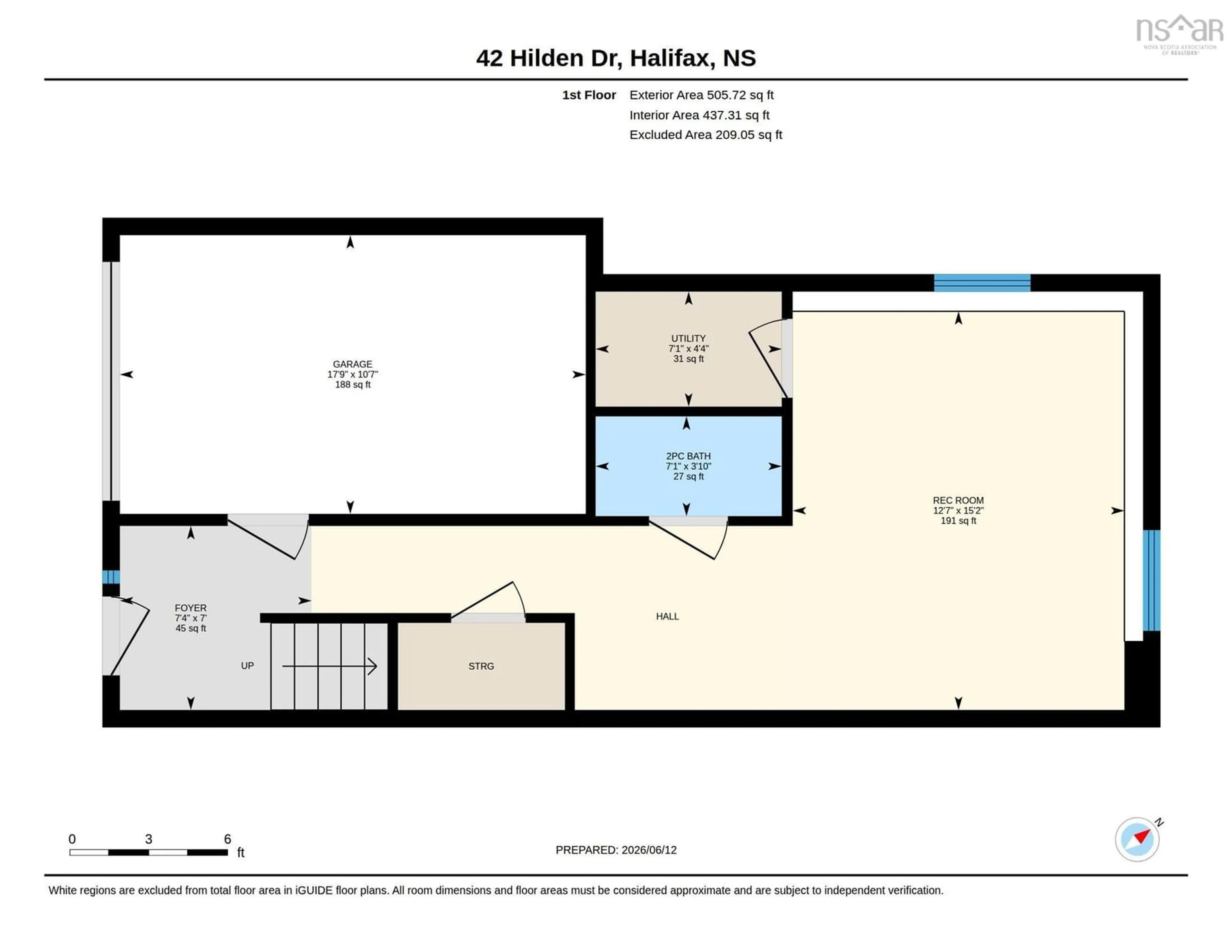 Floor plan for 42 Hilden Dr, Spryfield Nova Scotia B3R 0E4