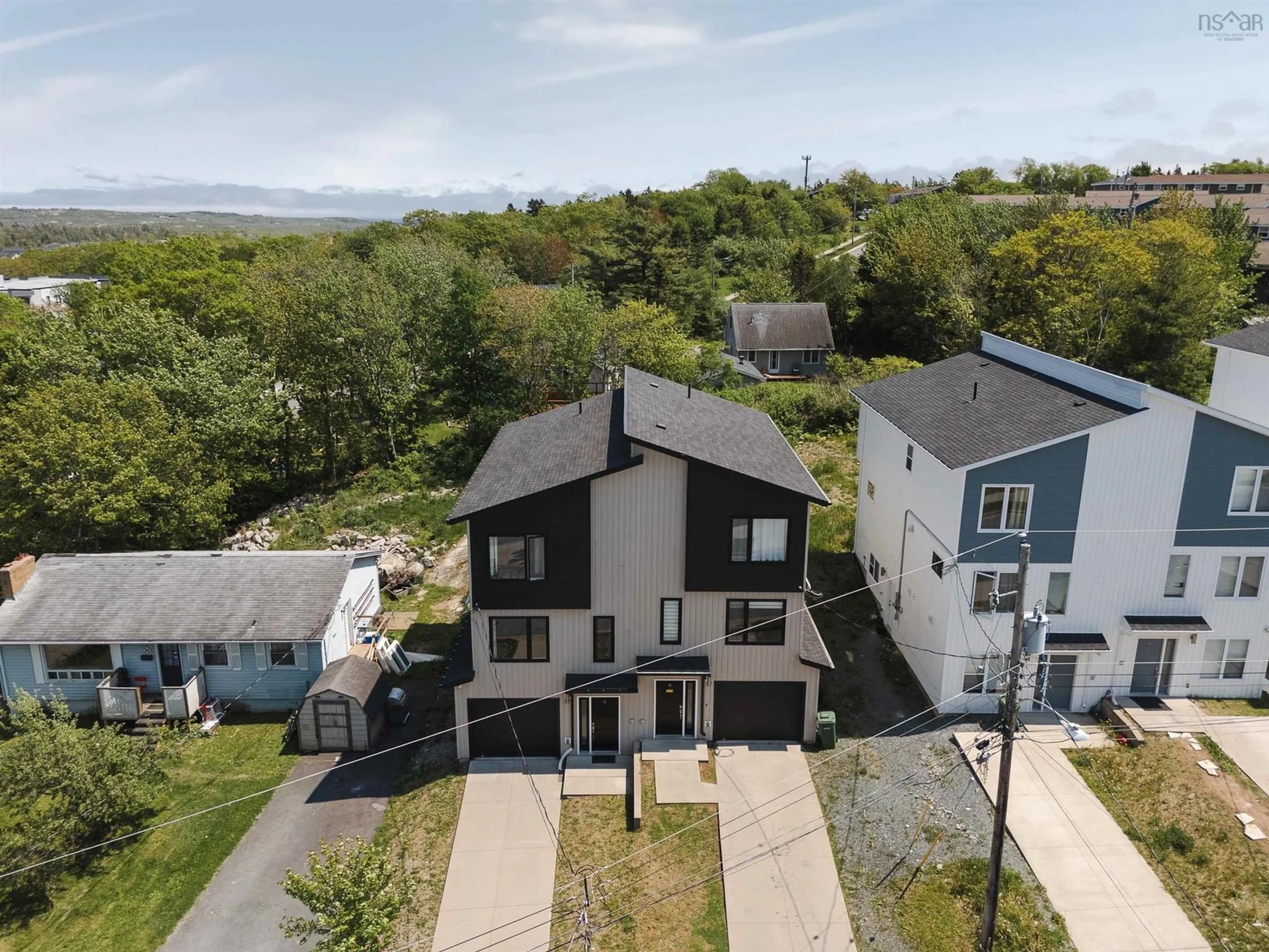 A pic from outside/outdoor area/front of a property/back of a property/a pic from drone, mountain view for 42 Hilden Dr, Spryfield Nova Scotia B3R 0E4