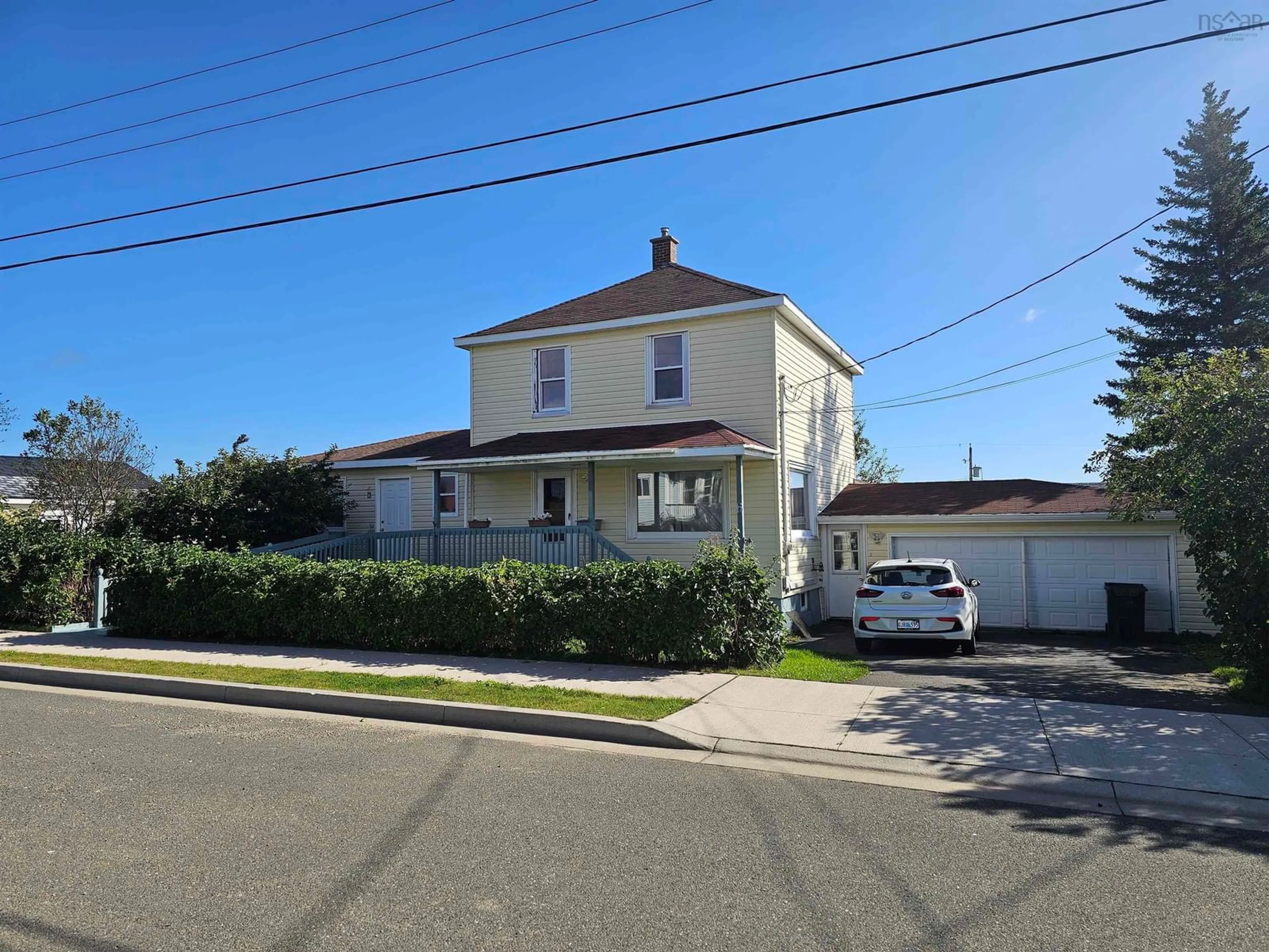 A pic from outside/outdoor area/front of a property/back of a property/a pic from drone, street for 6 Alphonse St, Glace Bay Nova Scotia B1A 4A3
