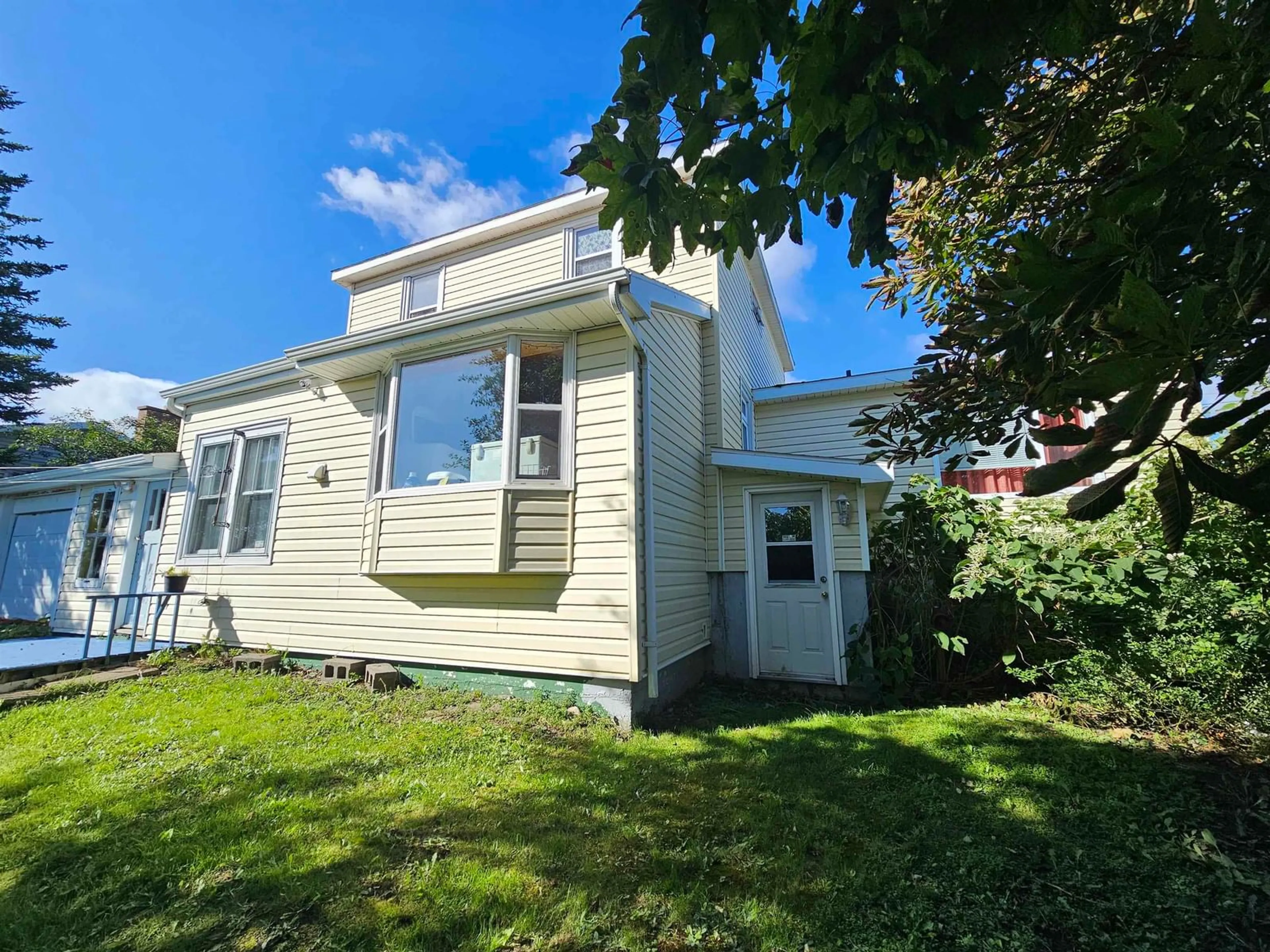 A pic from outside/outdoor area/front of a property/back of a property/a pic from drone, street for 6 Alphonse St, Glace Bay Nova Scotia B1A 4A3