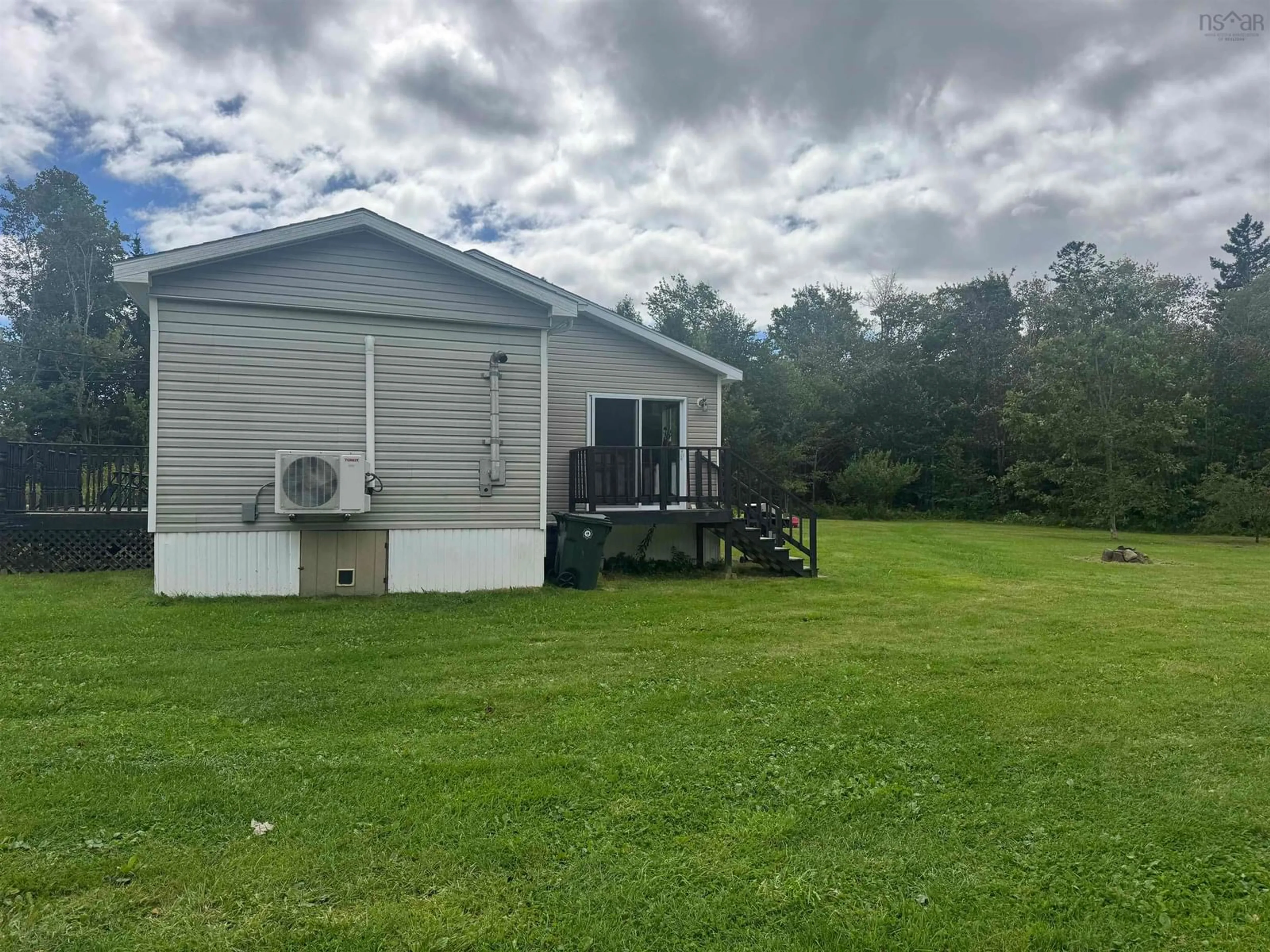 A pic from outside/outdoor area/front of a property/back of a property/a pic from drone, water/lake/river/ocean view for 285 Mill Pond Rd, Millville Nova Scotia B1Y 2G7