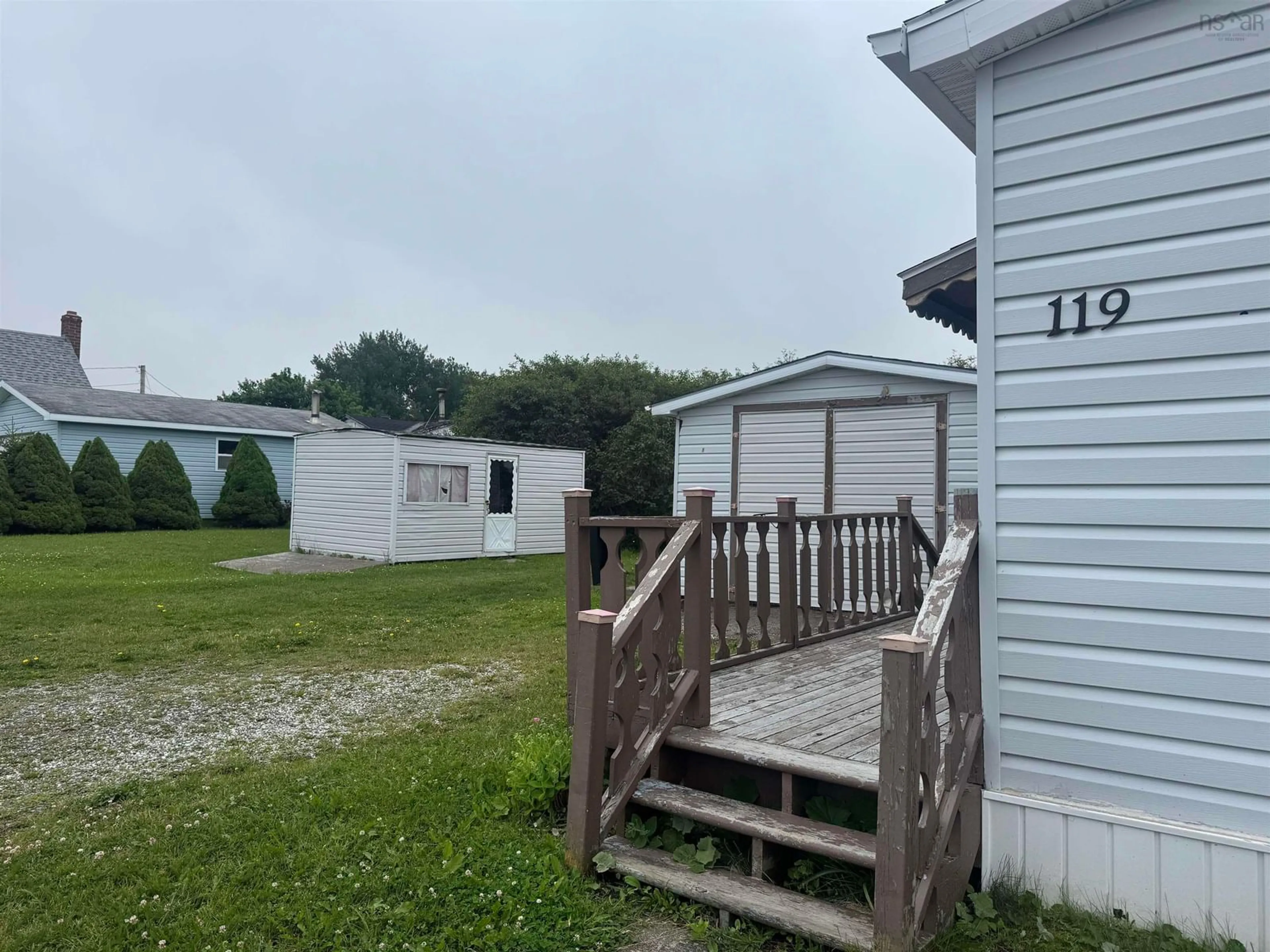 Shed for 119 Rateau St, Sydney Mines Nova Scotia B1V 1X4