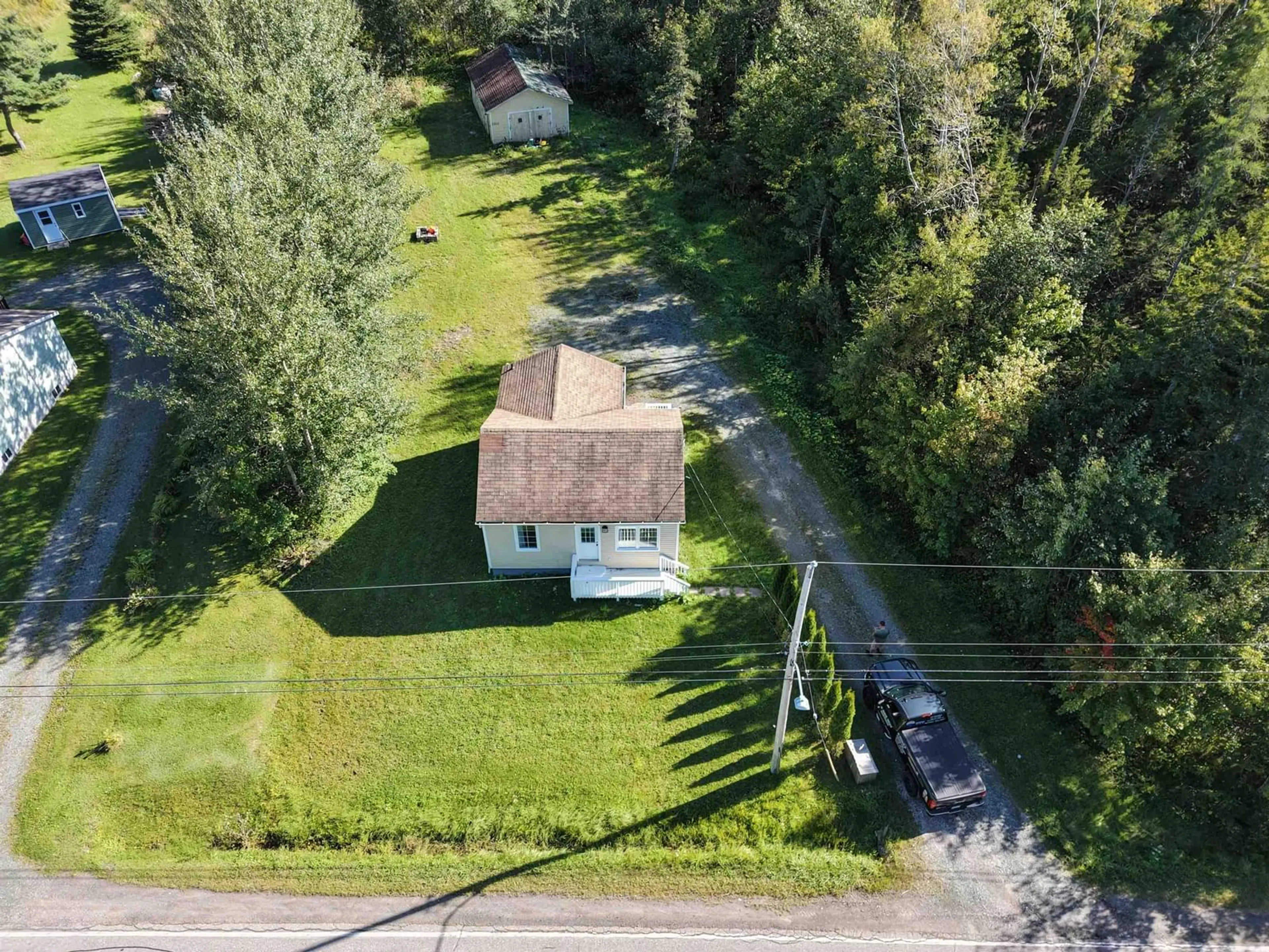 A pic from outside/outdoor area/front of a property/back of a property/a pic from drone, unknown for 2821 Point Edward Highway, Point Edward Nova Scotia B2A 4P4