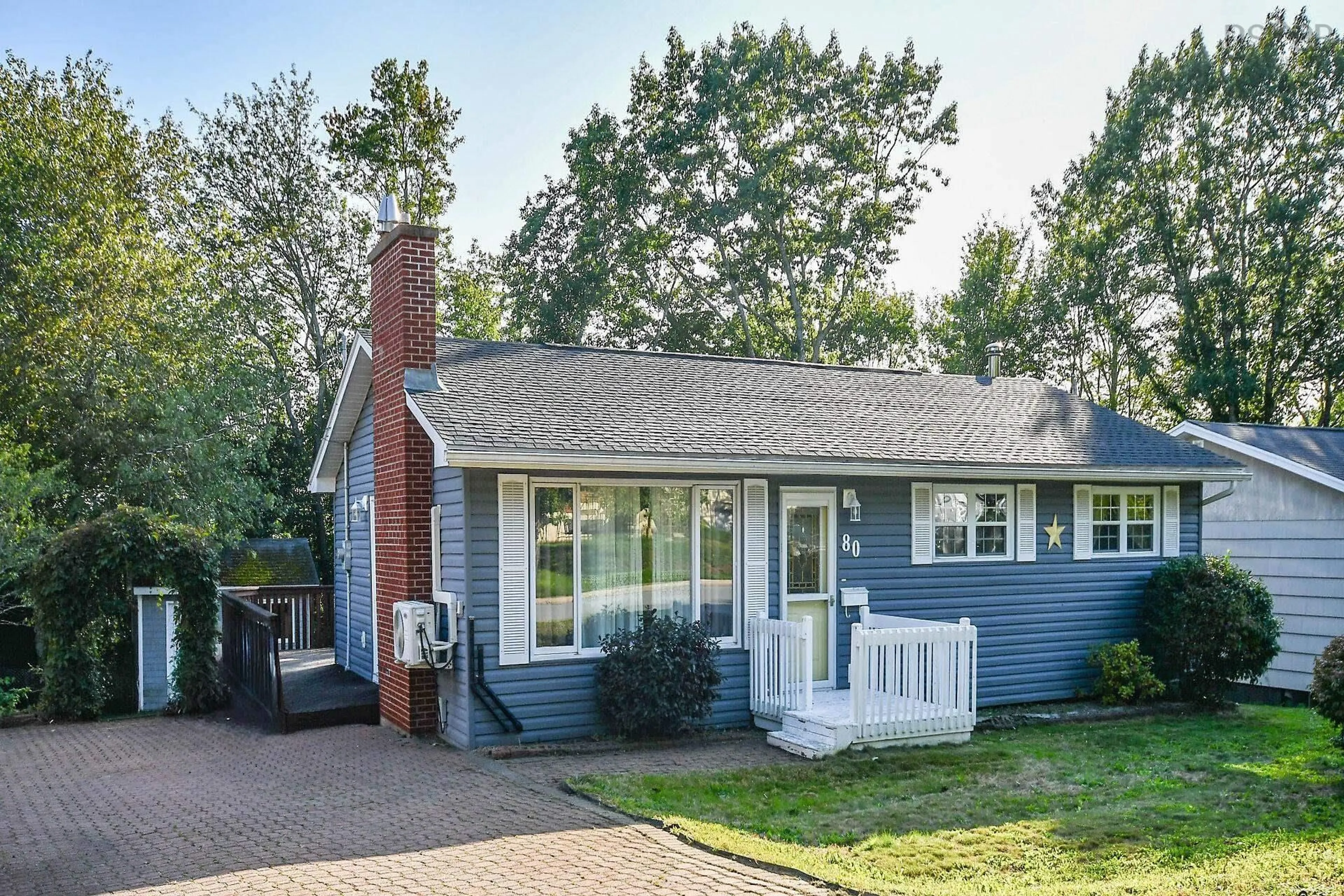 Home with vinyl exterior material, street for 80 Beaumont Dr, Lower Sackville Nova Scotia B4C 1V6