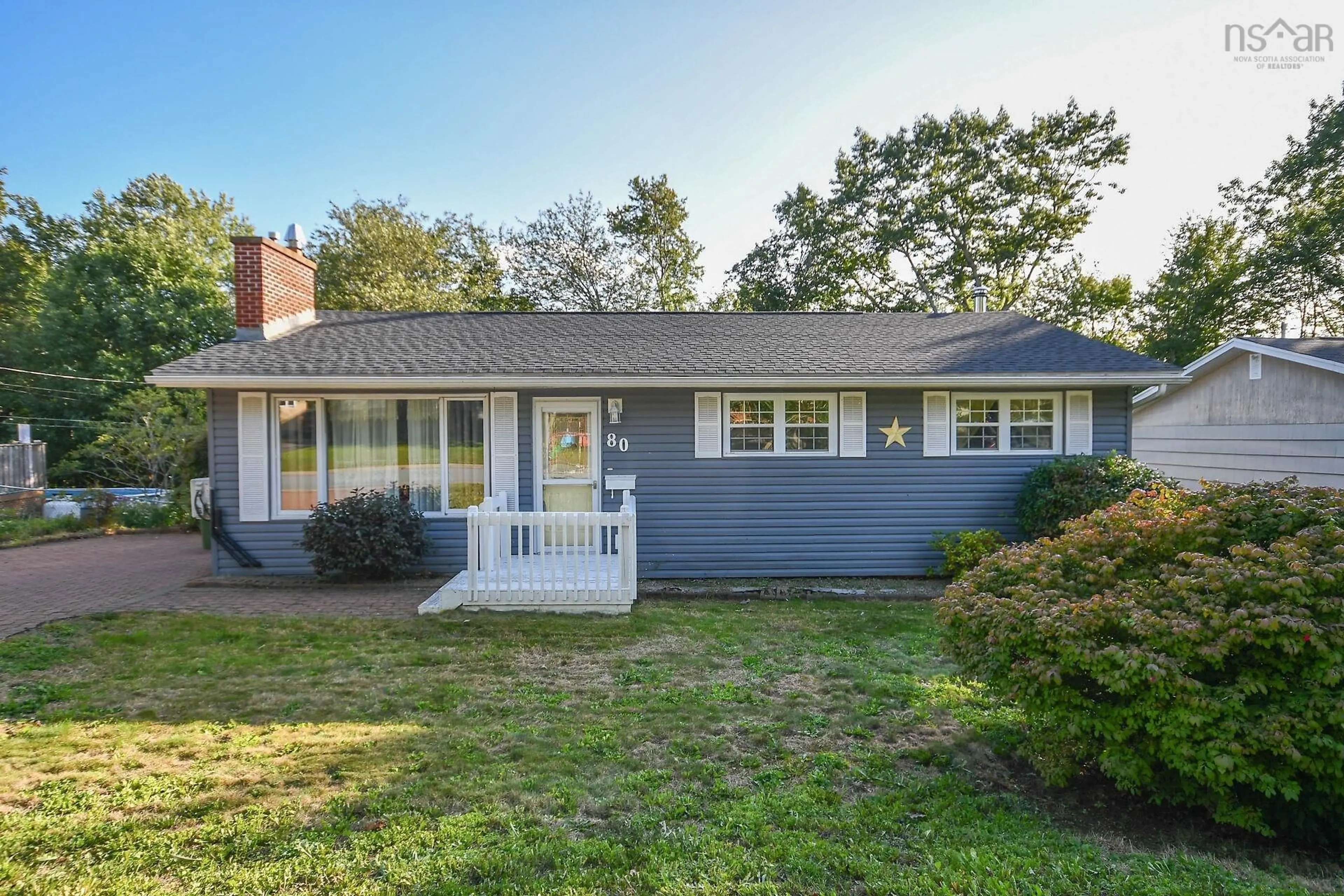 Home with vinyl exterior material, street for 80 Beaumont Dr, Lower Sackville Nova Scotia B4C 1V6
