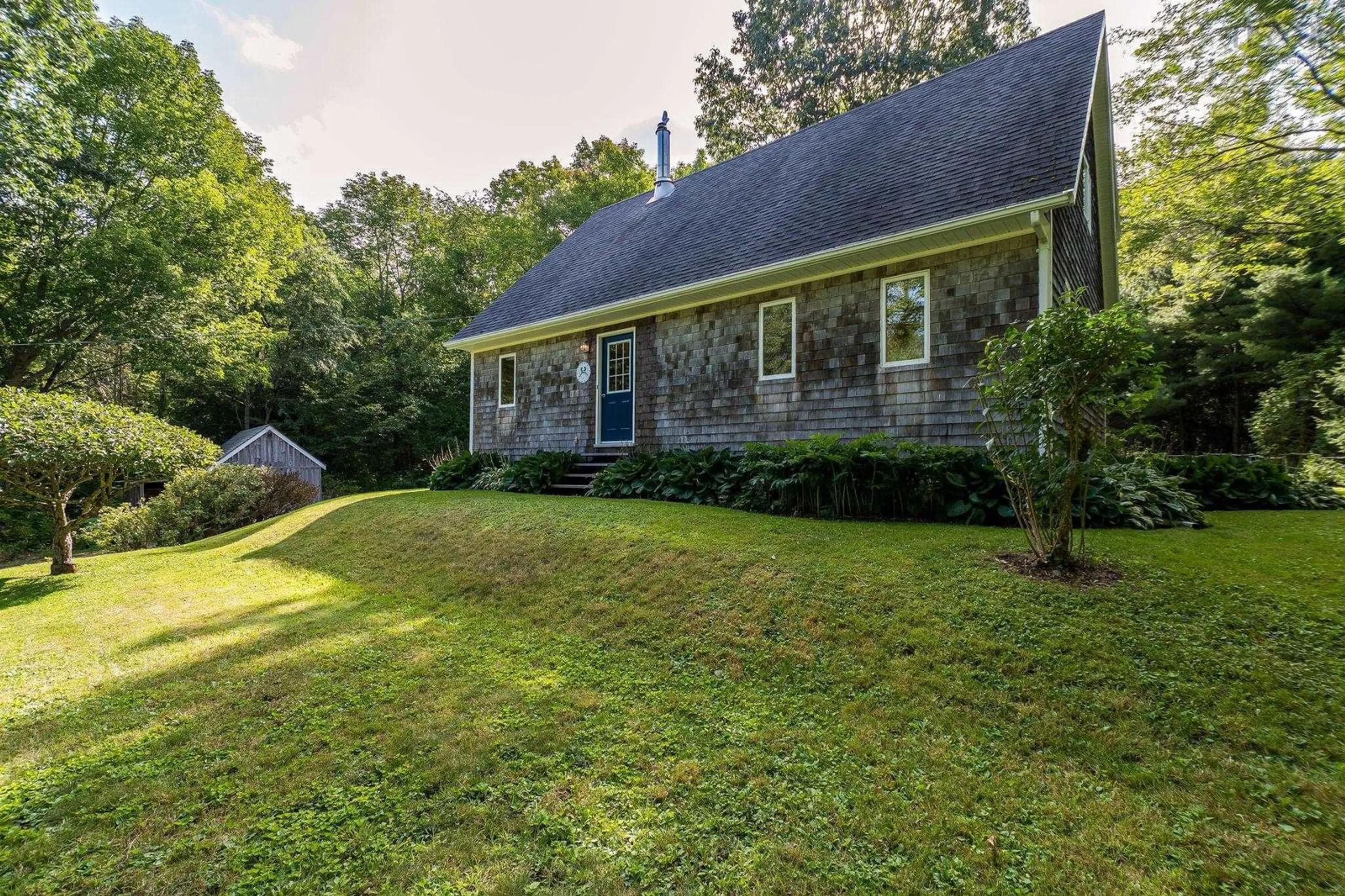A pic from outside/outdoor area/front of a property/back of a property/a pic from drone, street for 118 Slayter Rd, Gaspereau Nova Scotia B4P 2R1