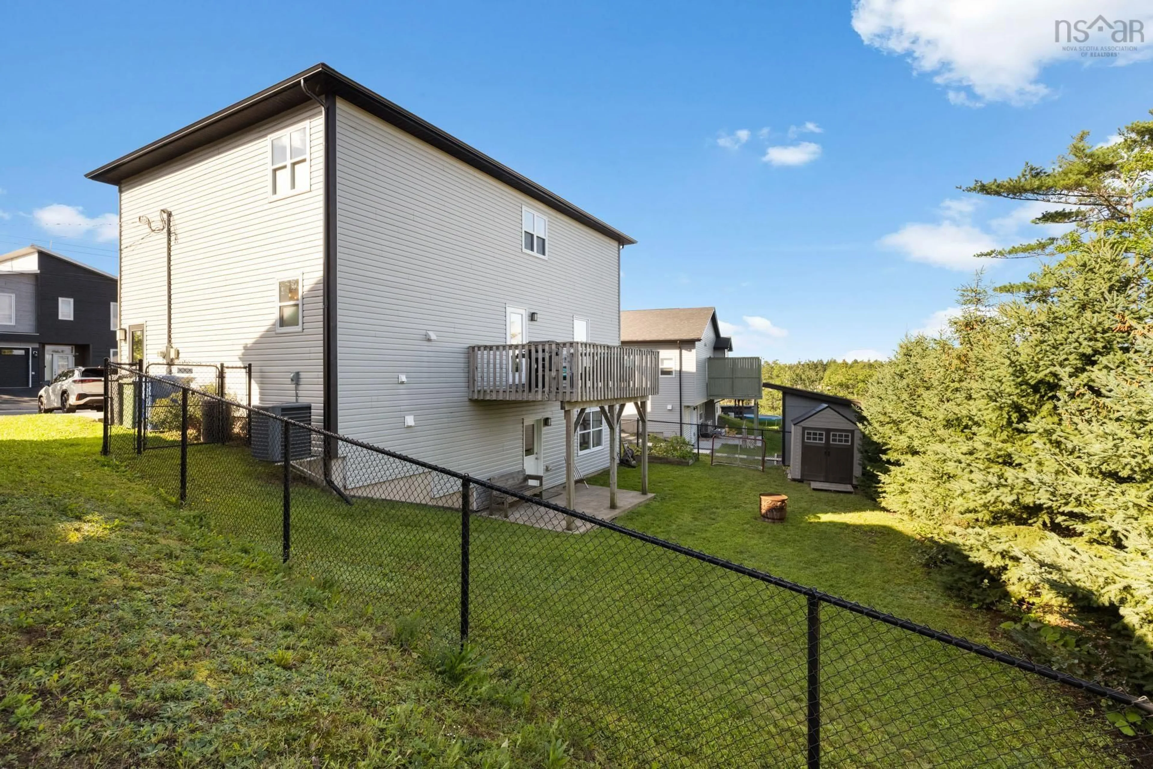 A pic from outside/outdoor area/front of a property/back of a property/a pic from drone, unknown for 15 Alpine Crt, Bedford Nova Scotia B4A 3J4