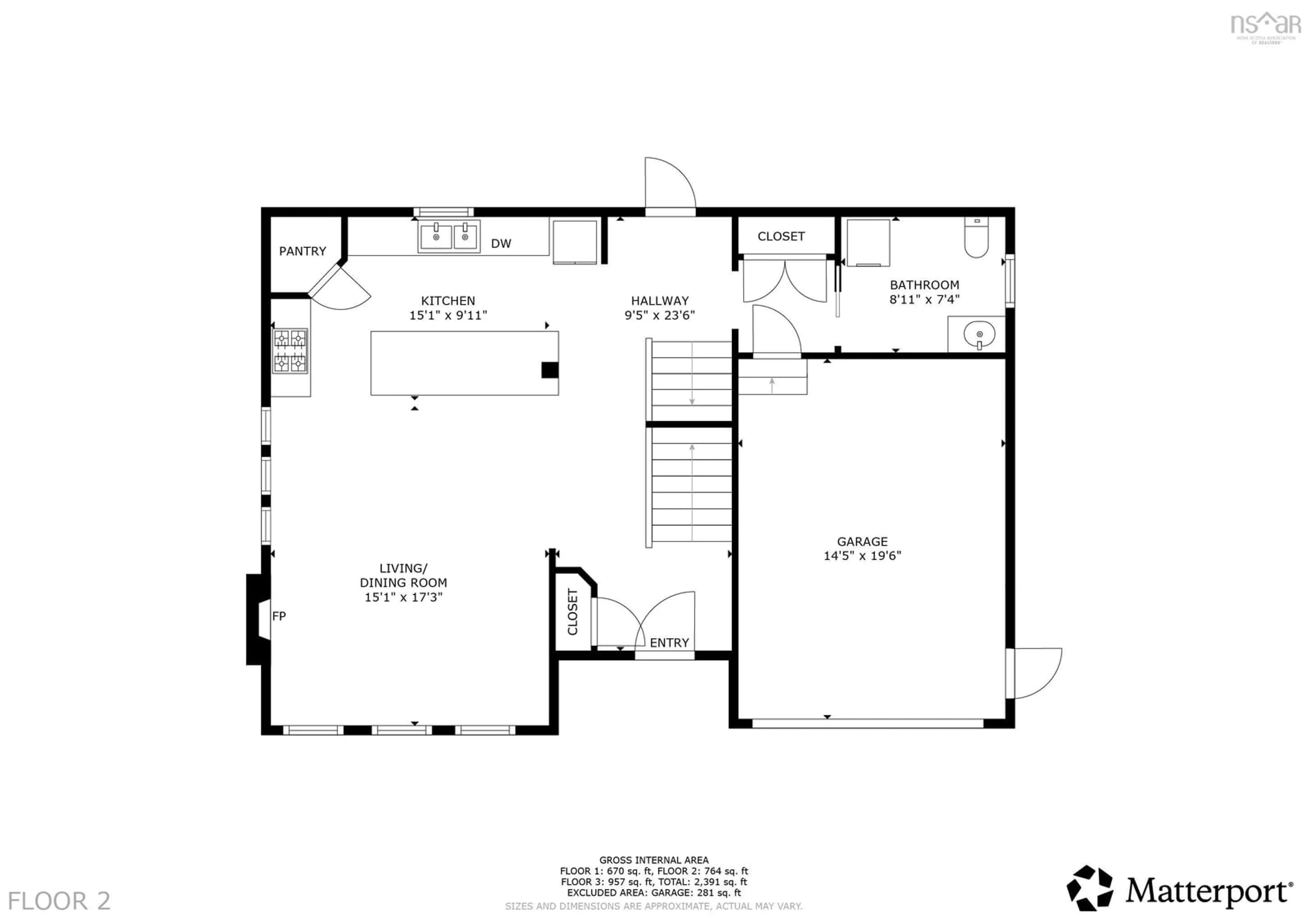 Floor plan for 15 Alpine Crt, Bedford Nova Scotia B4A 3J4